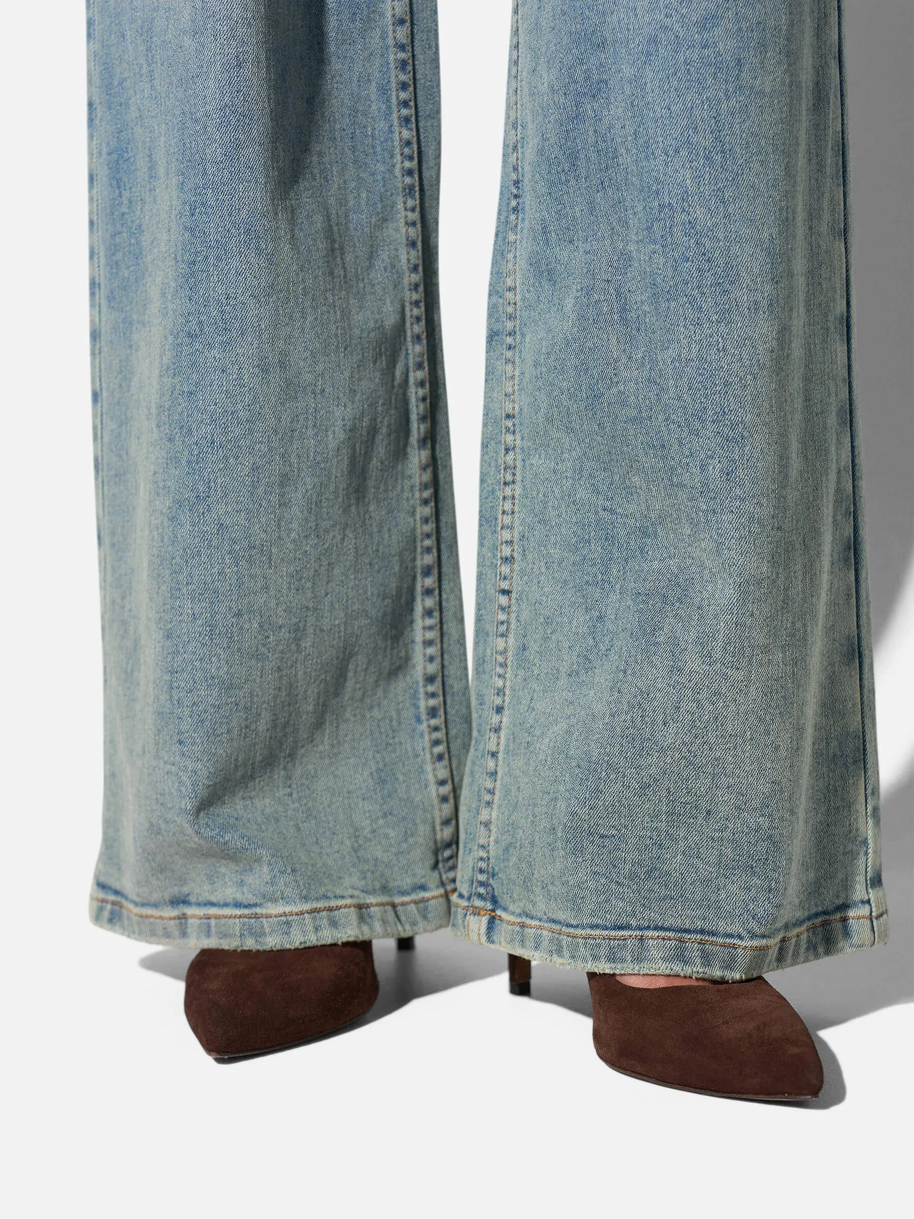 Leren Dames Pumps Dean Donker Bruin