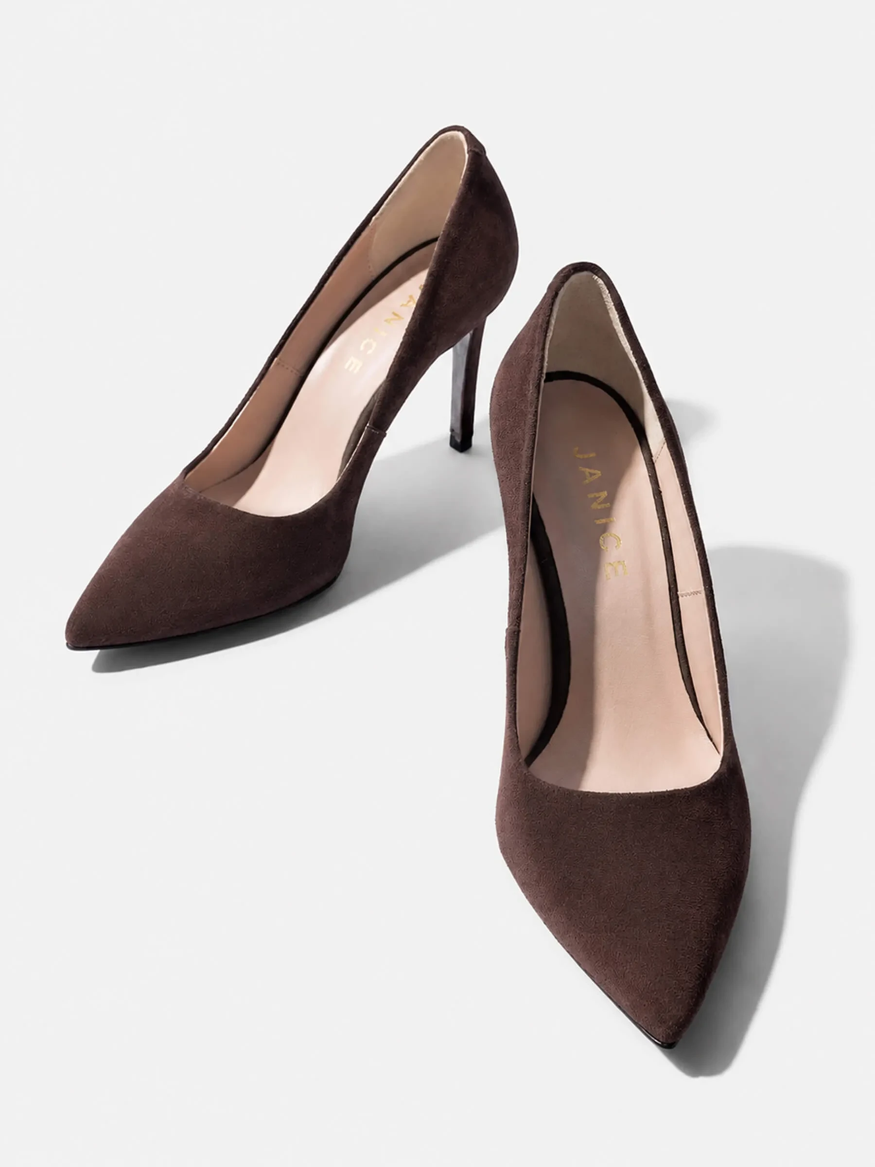 Leren Dames Pumps Dean Donker Bruin