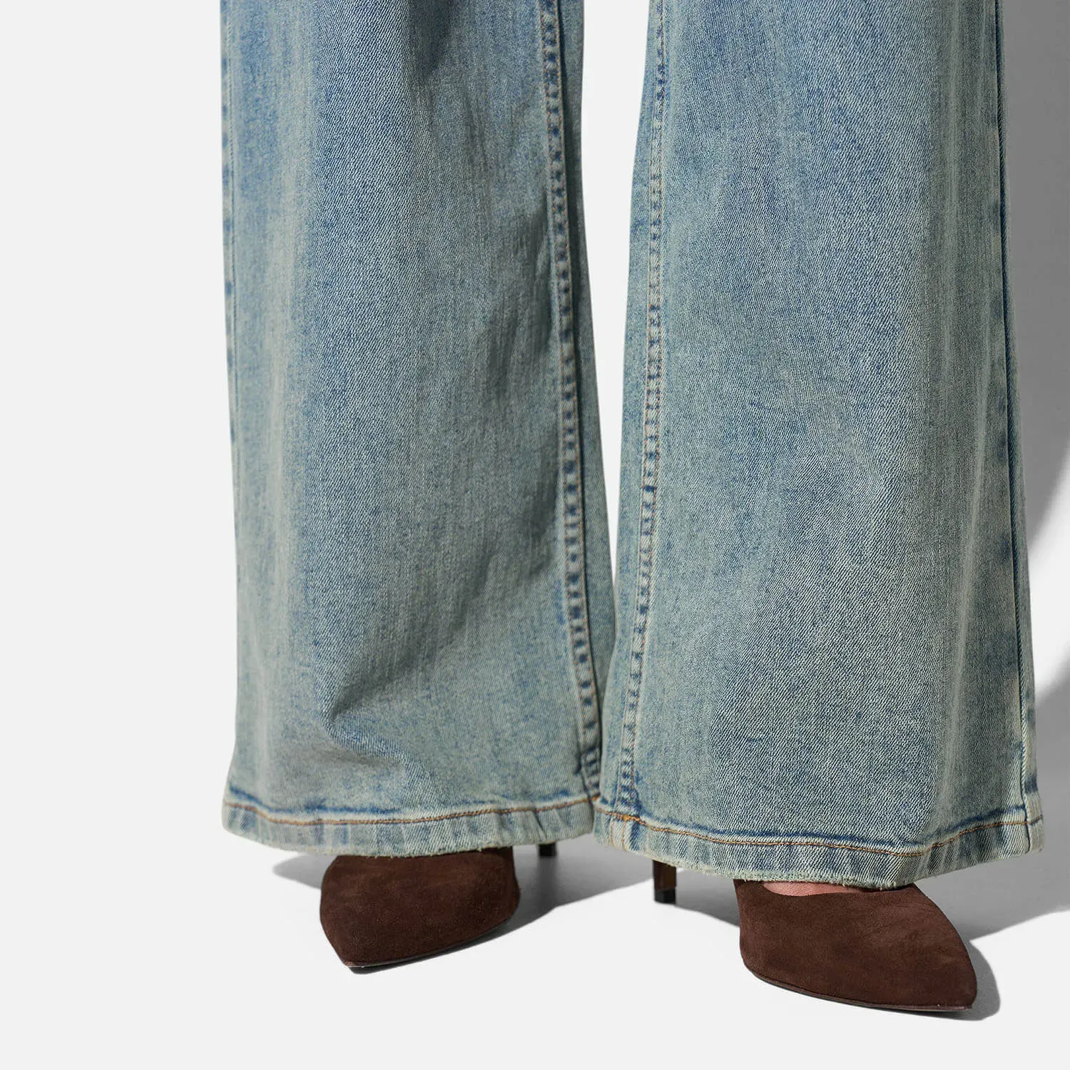 Leren Dames Pumps Dean Donker Bruin