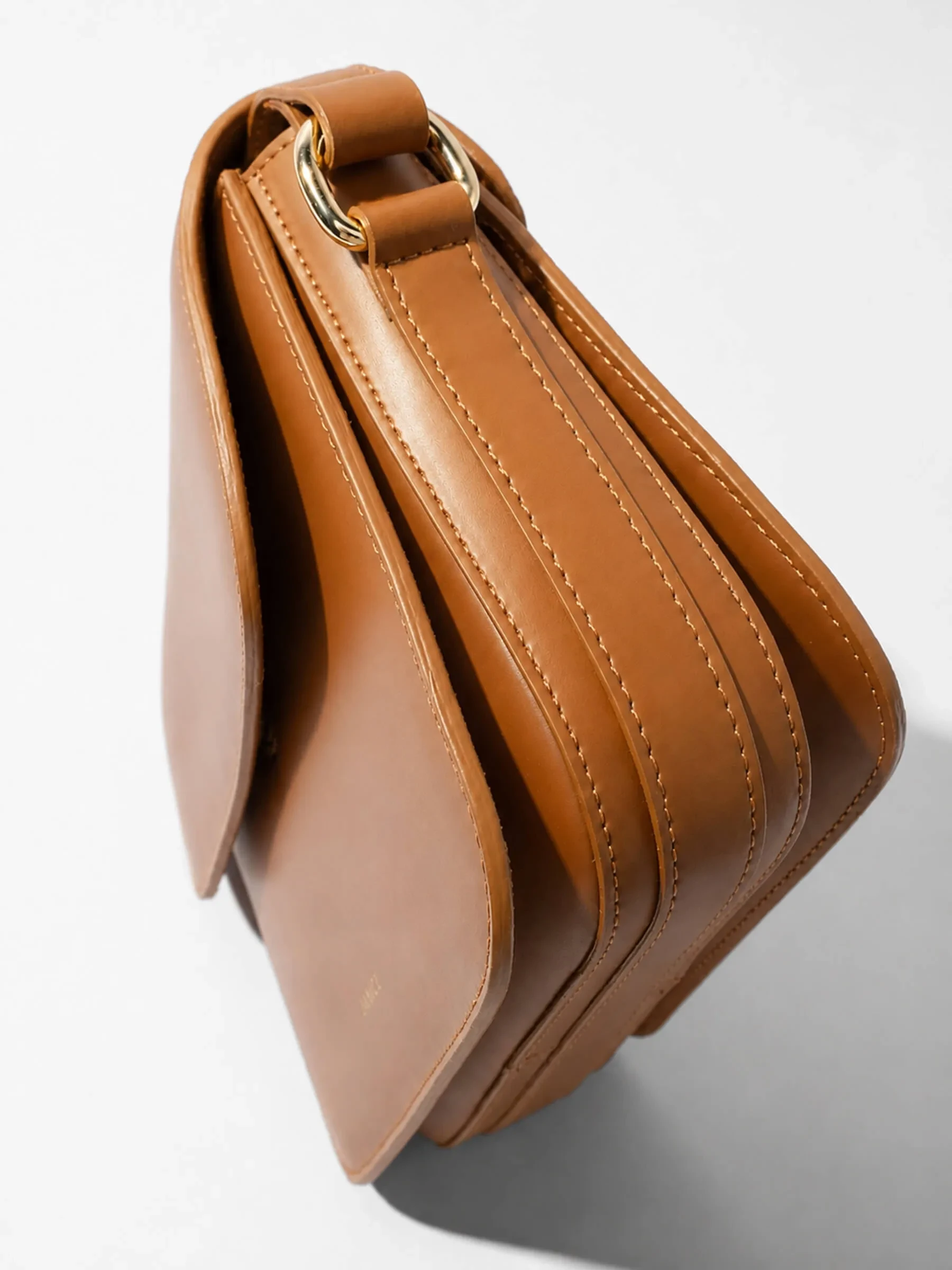 Leren Dames Tas Elias Cognac
