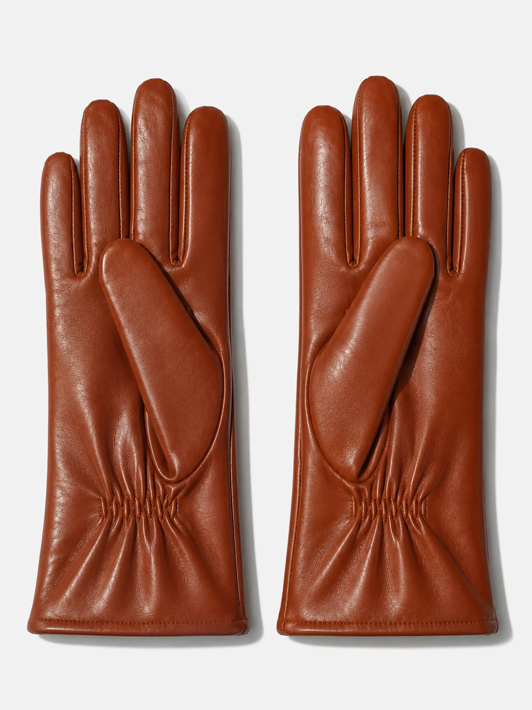 leren handschoenen dames atlas cognac