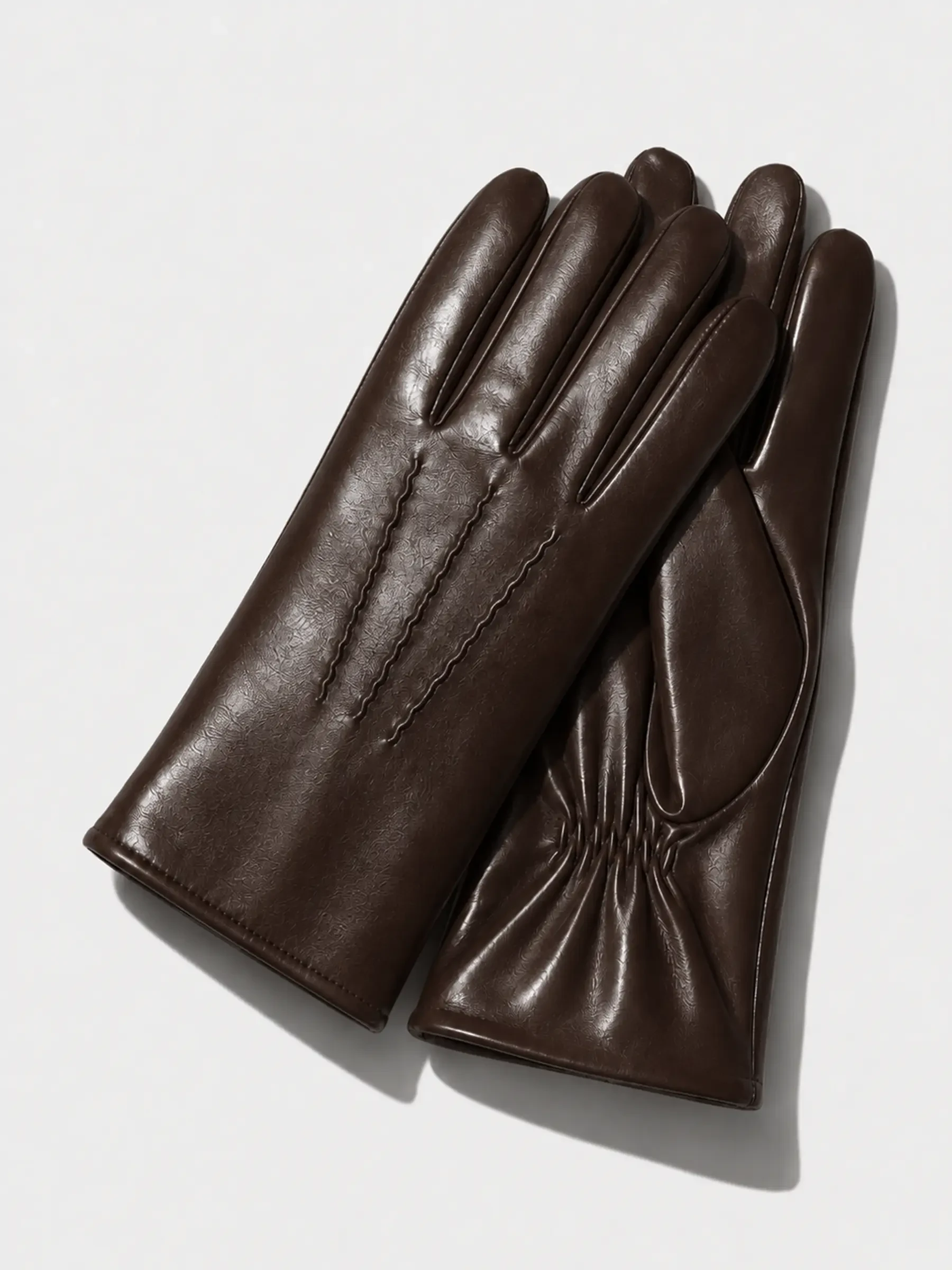 Leren Handschoenen Dames Atlas Bruin