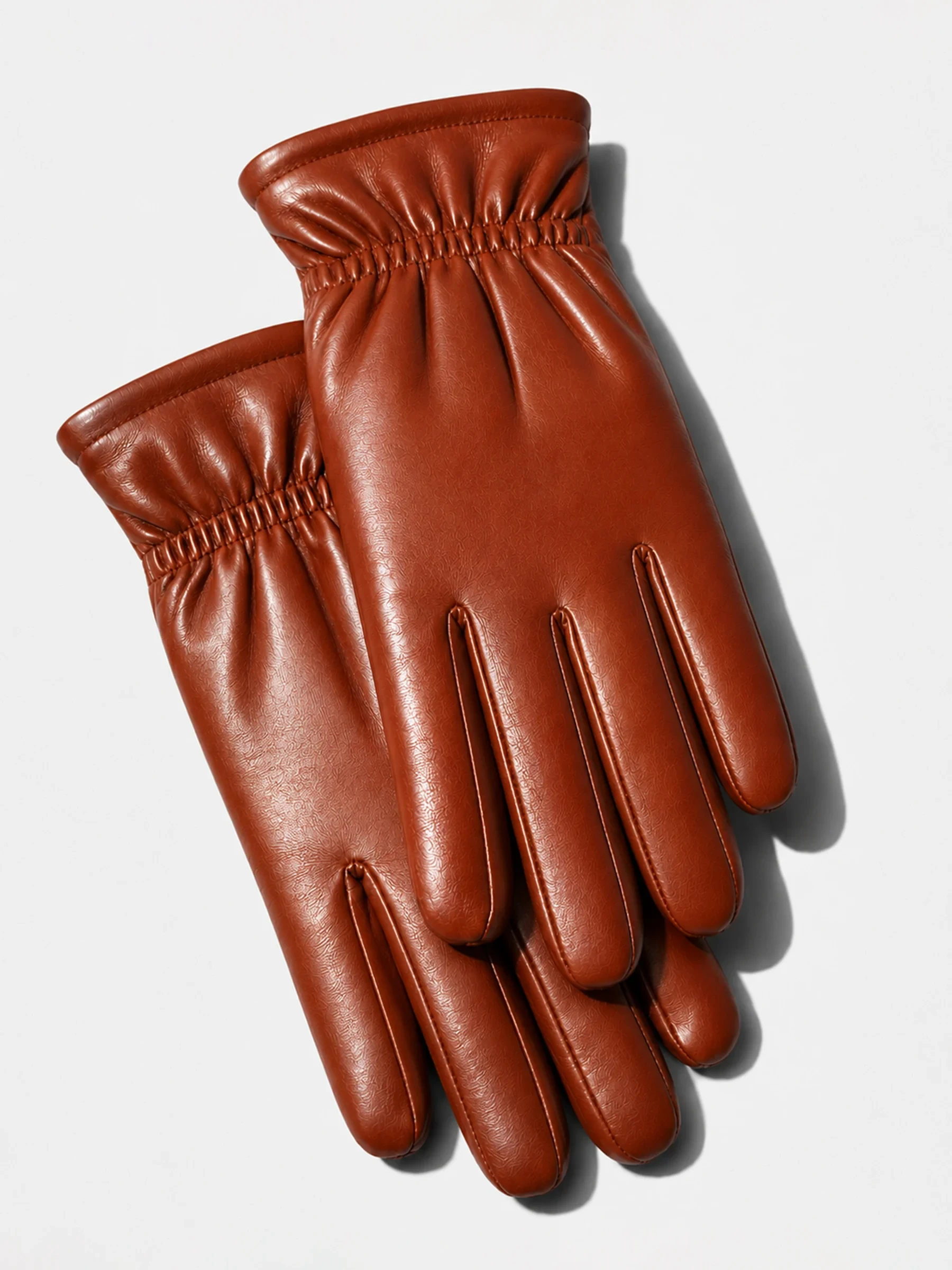 Leren Handschoenen Dames Hawk Cognac