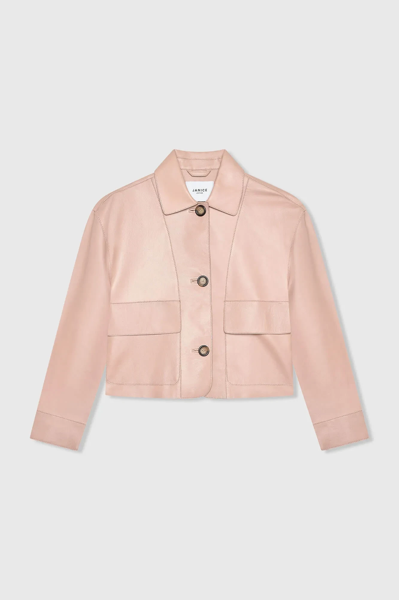 Leren Jas Dames William Roze