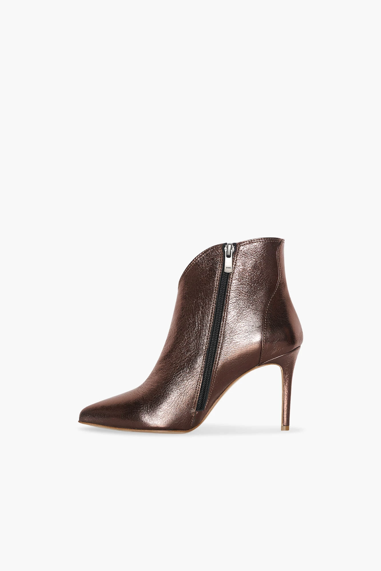 Laarsje Dames Leer Stewart Brons Metallic