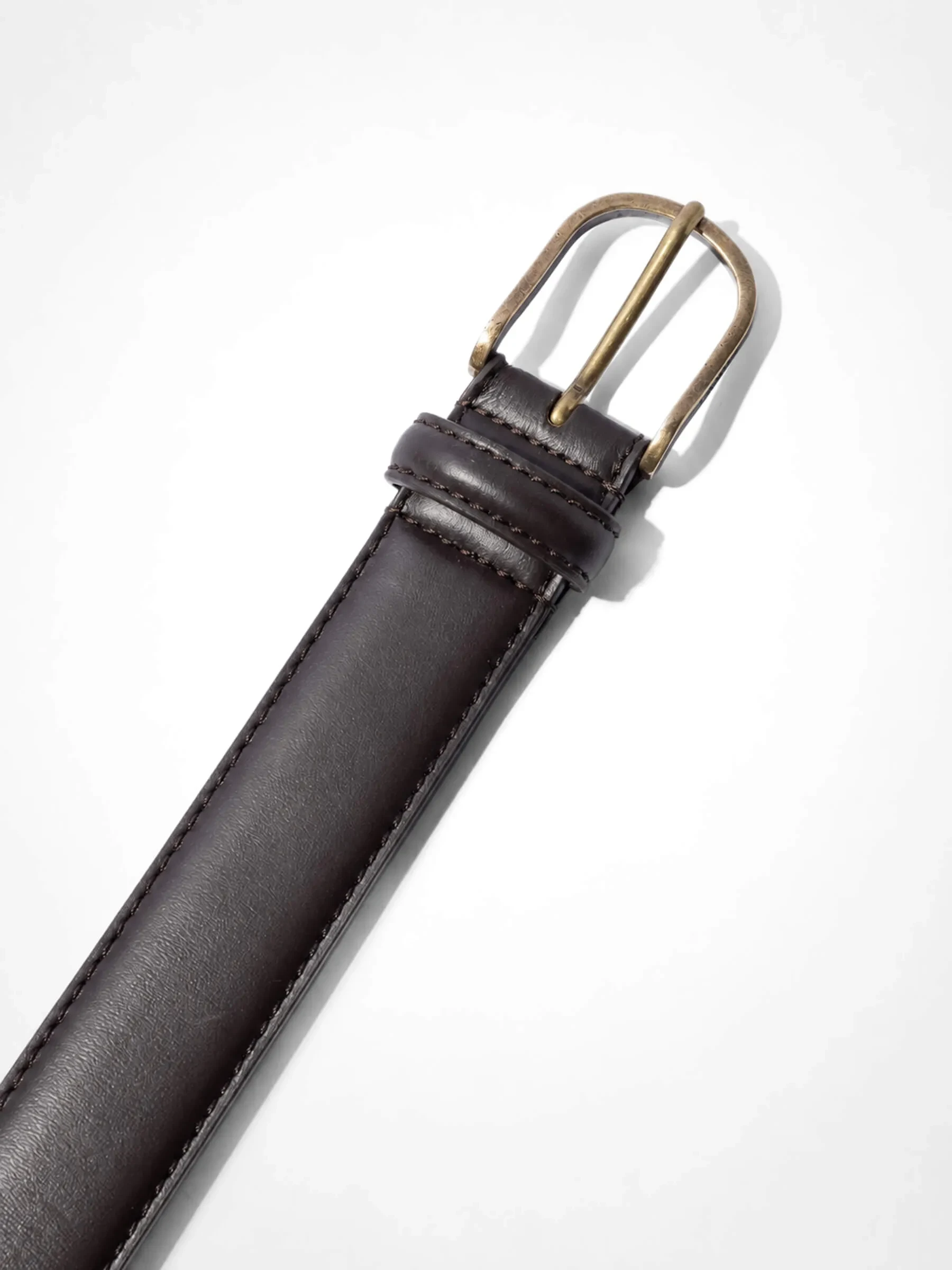 Leren Riem Dames Chase Brass Bruin
