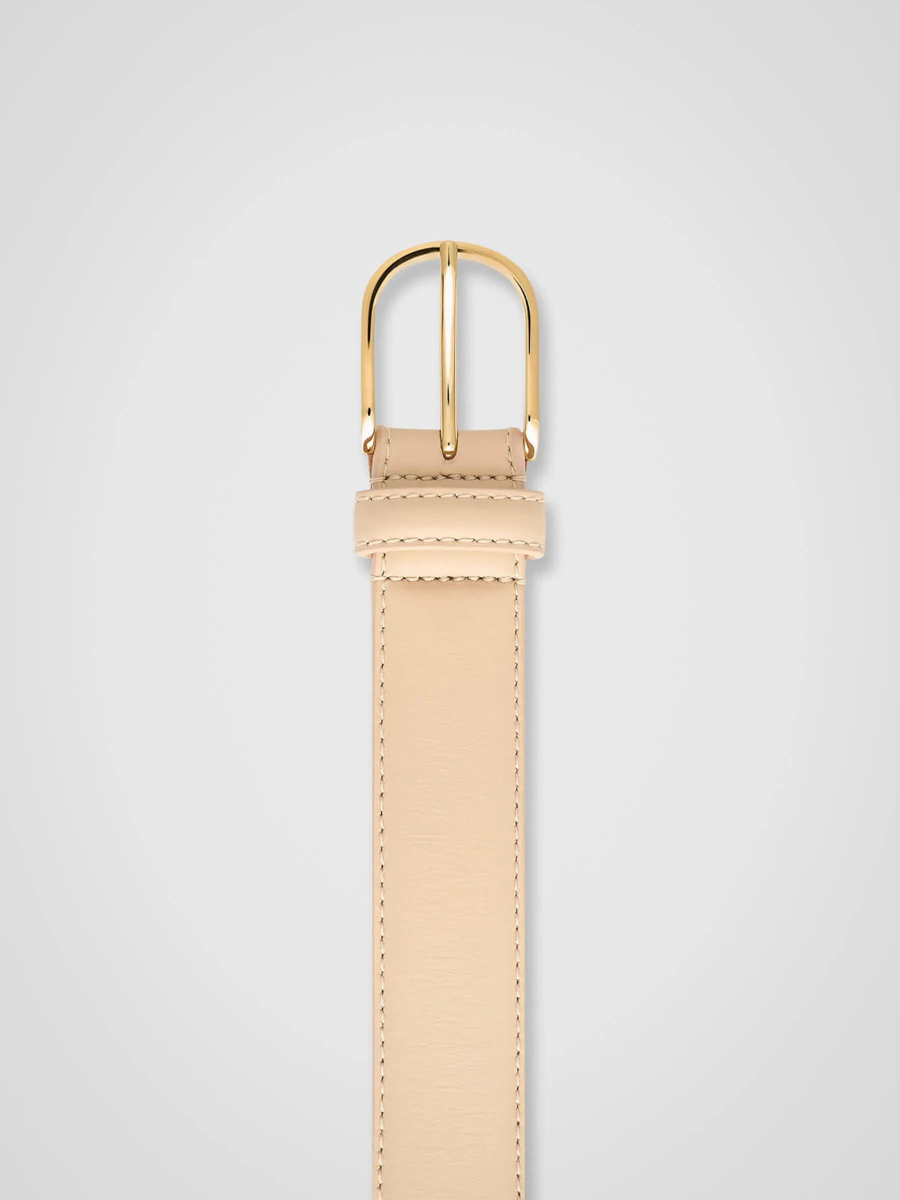 Leren Riem Dames Chase Creme