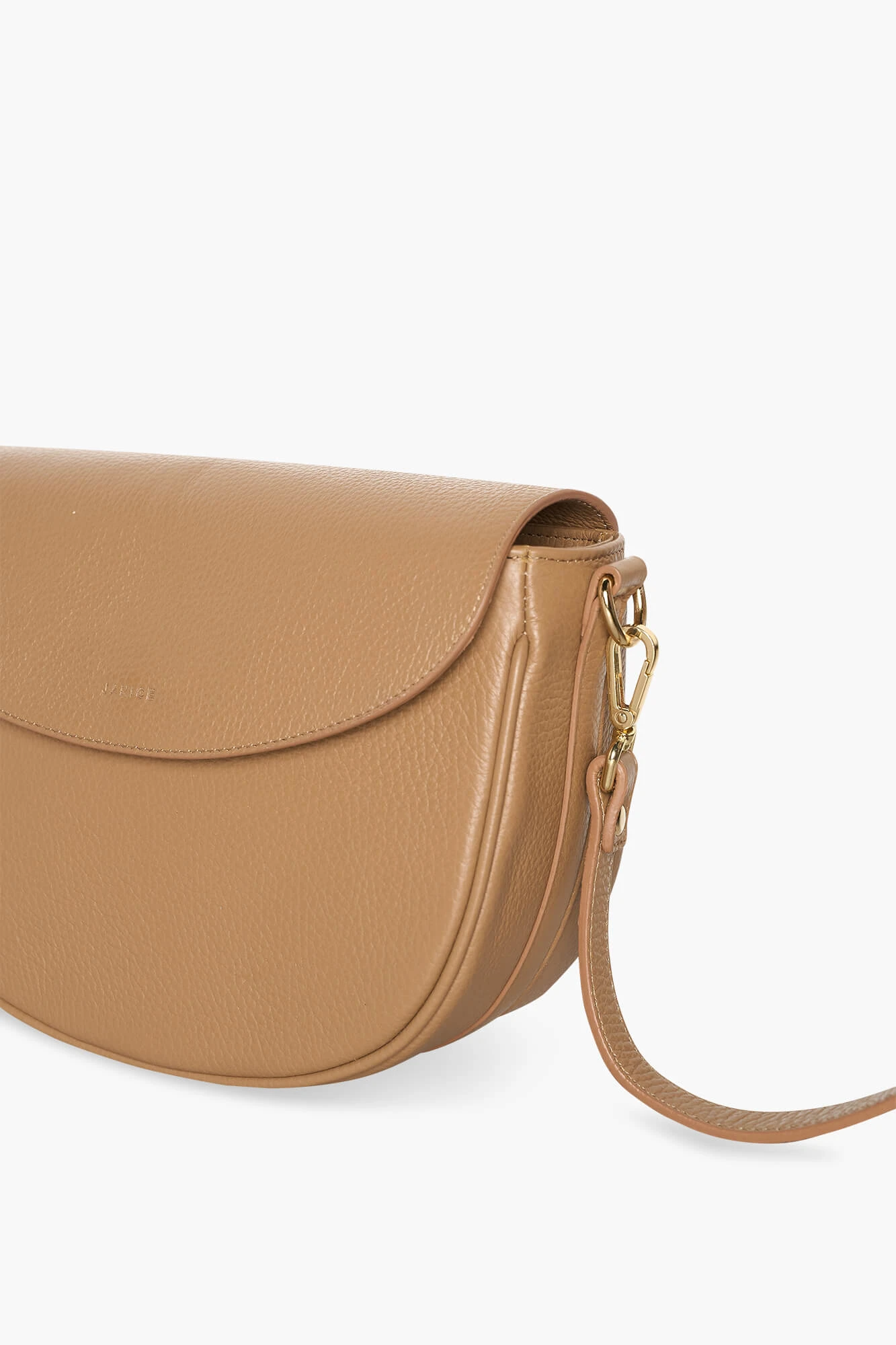 Leren Schoudertas Dames Tayler Cognac