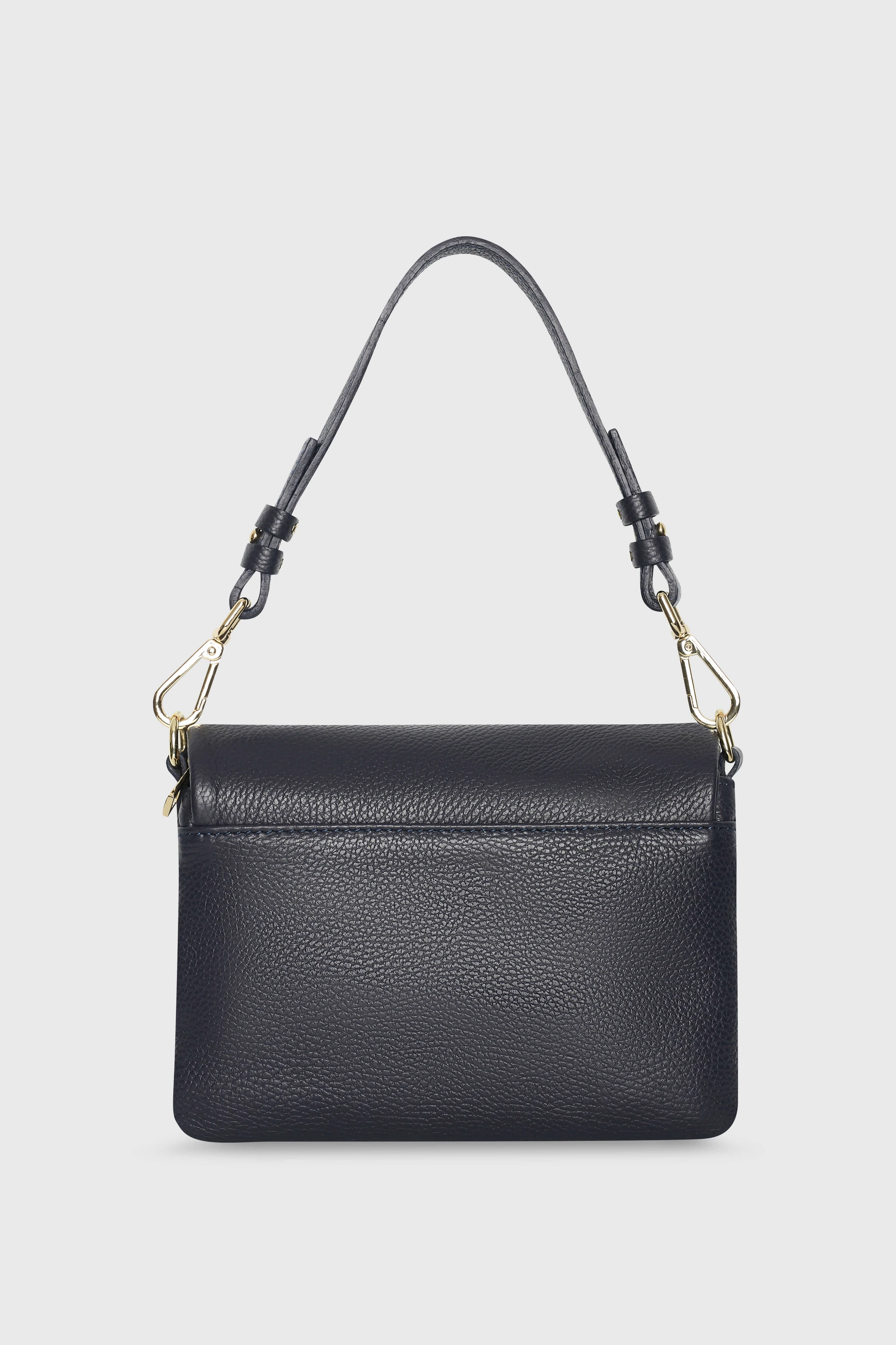 Leren Schoudertas Dames Skylar Navy Blue