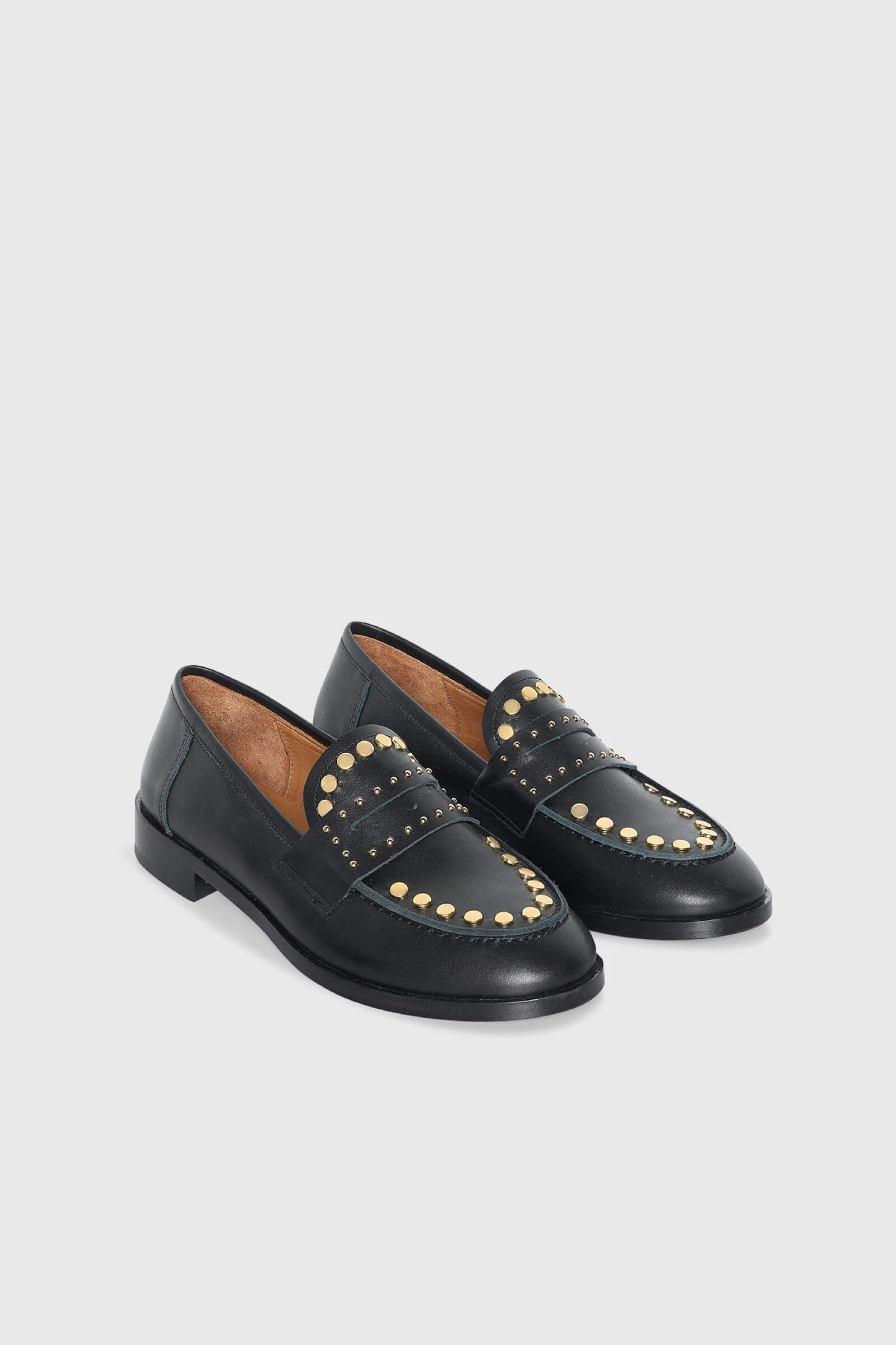 Boy Zwart Goud Studs