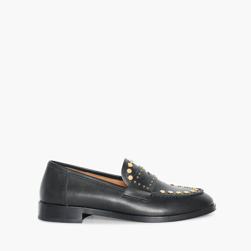 Boy Zwart Goud Studs