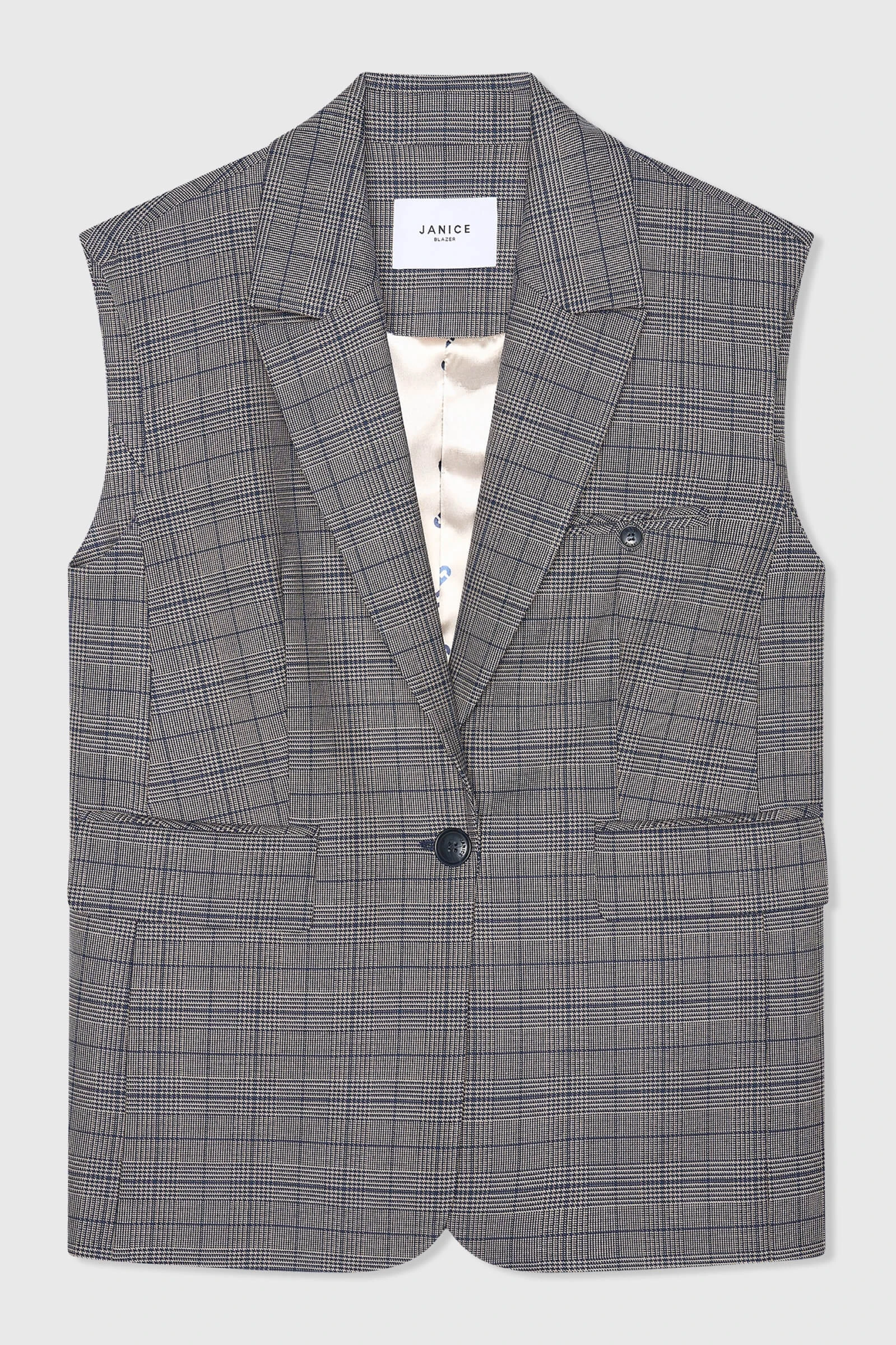 Marvin Blauw Ruit