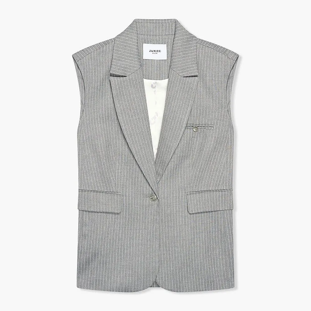 Marvin Blazer Grijs Streep