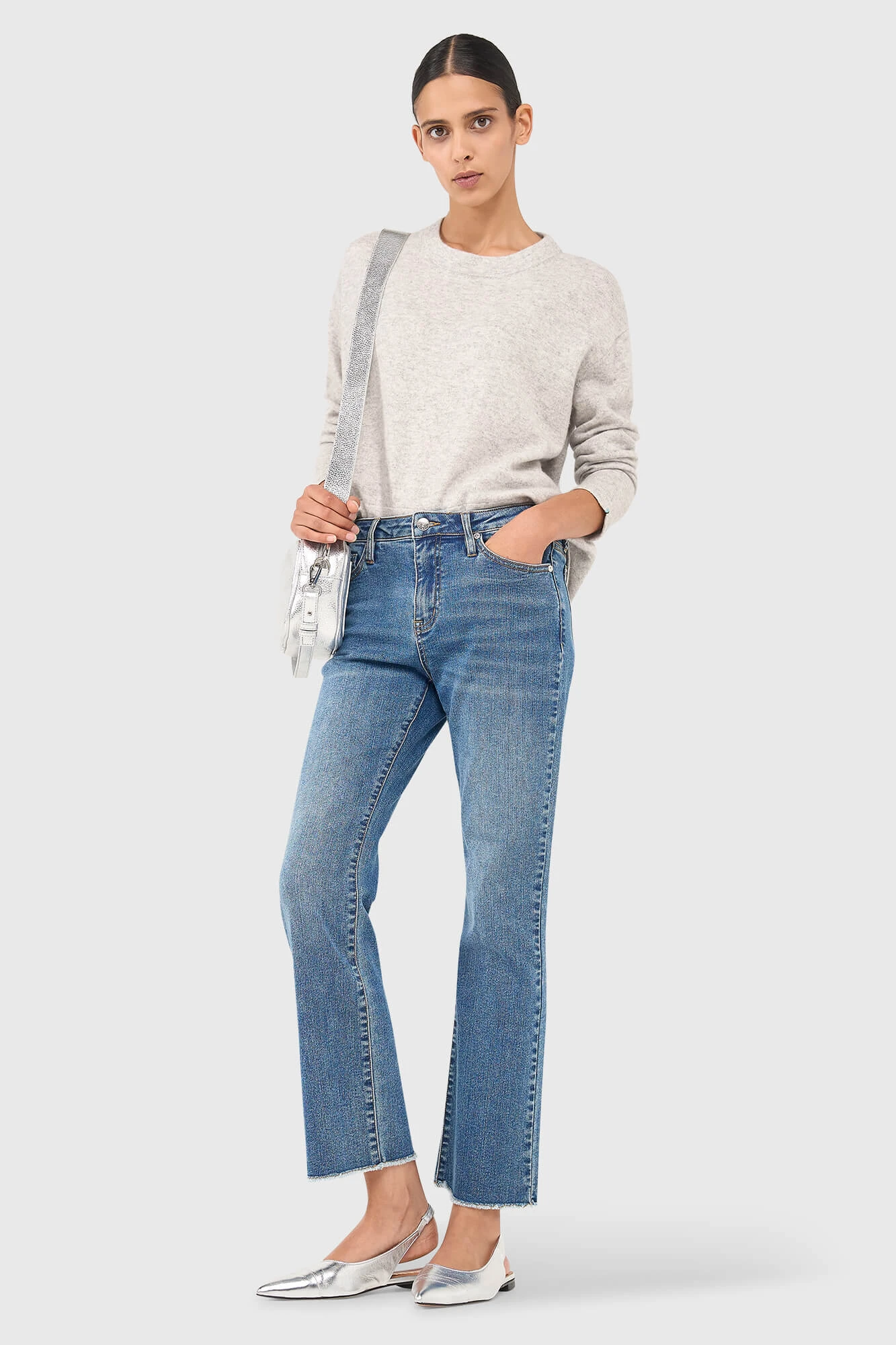Cooper Jeans Kick Flared Blauw 117