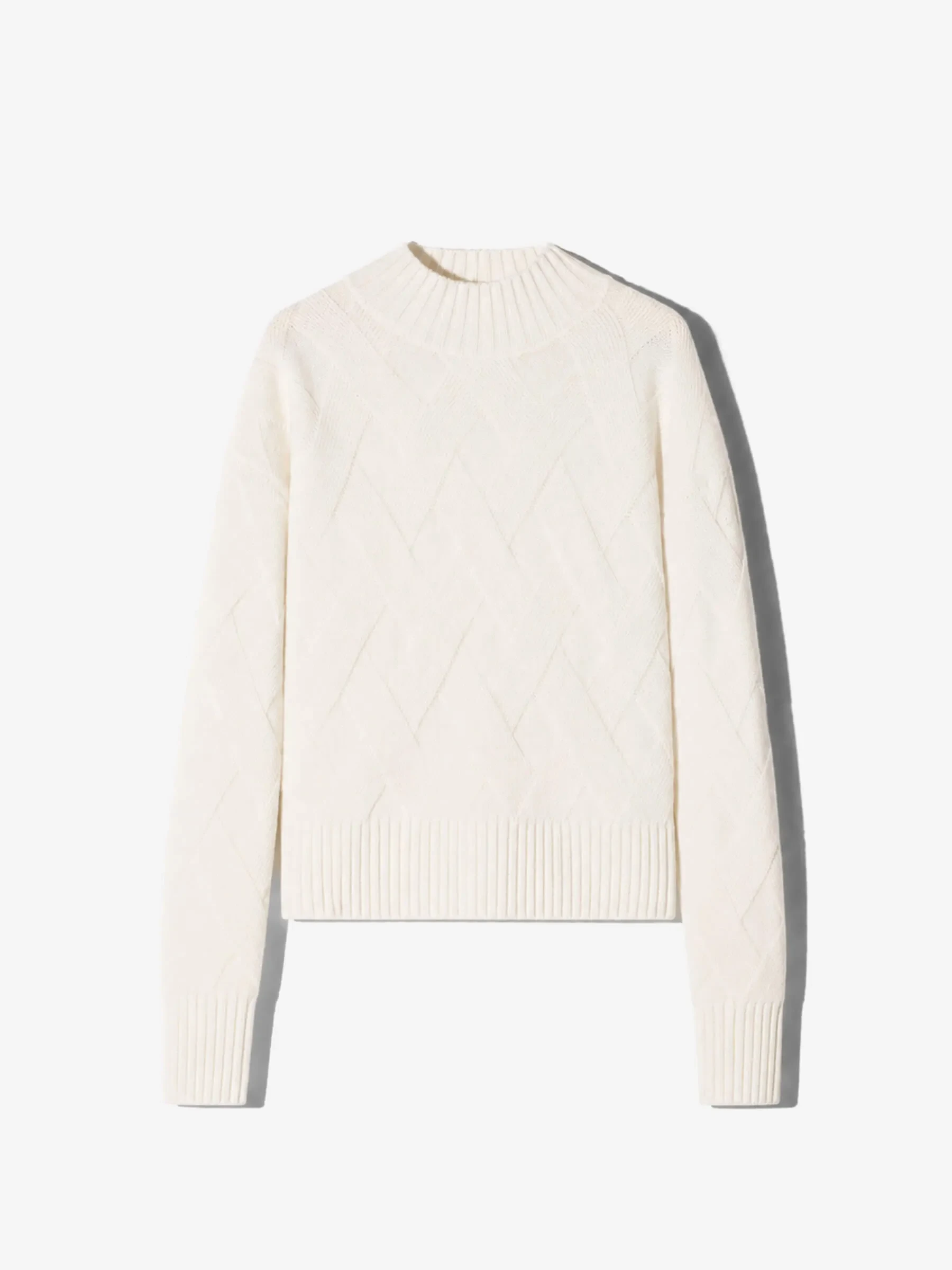 Off White Cashmere Dames Trui Taron
