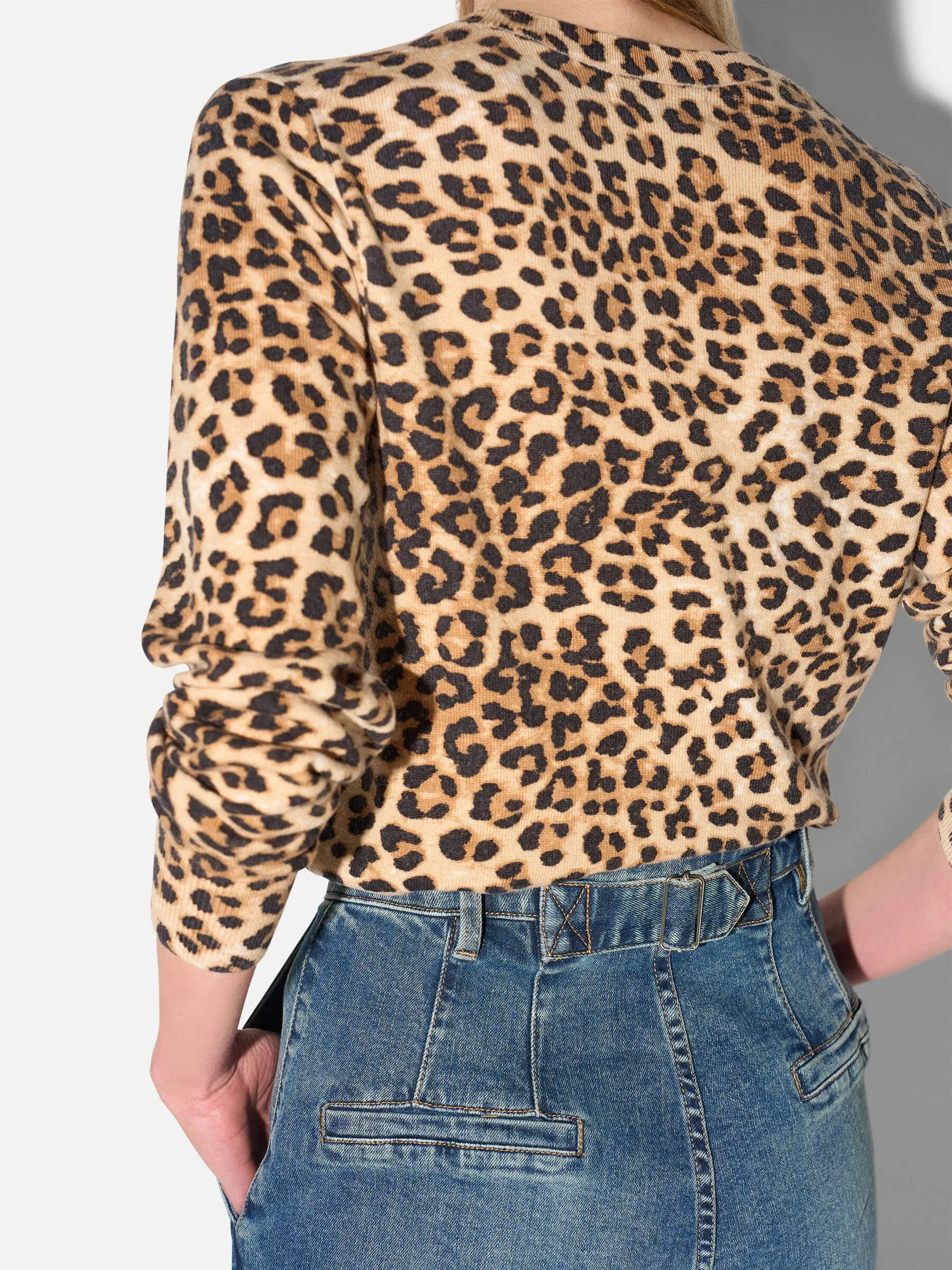 Panterprint Cashmere Dames Vest Lucas
