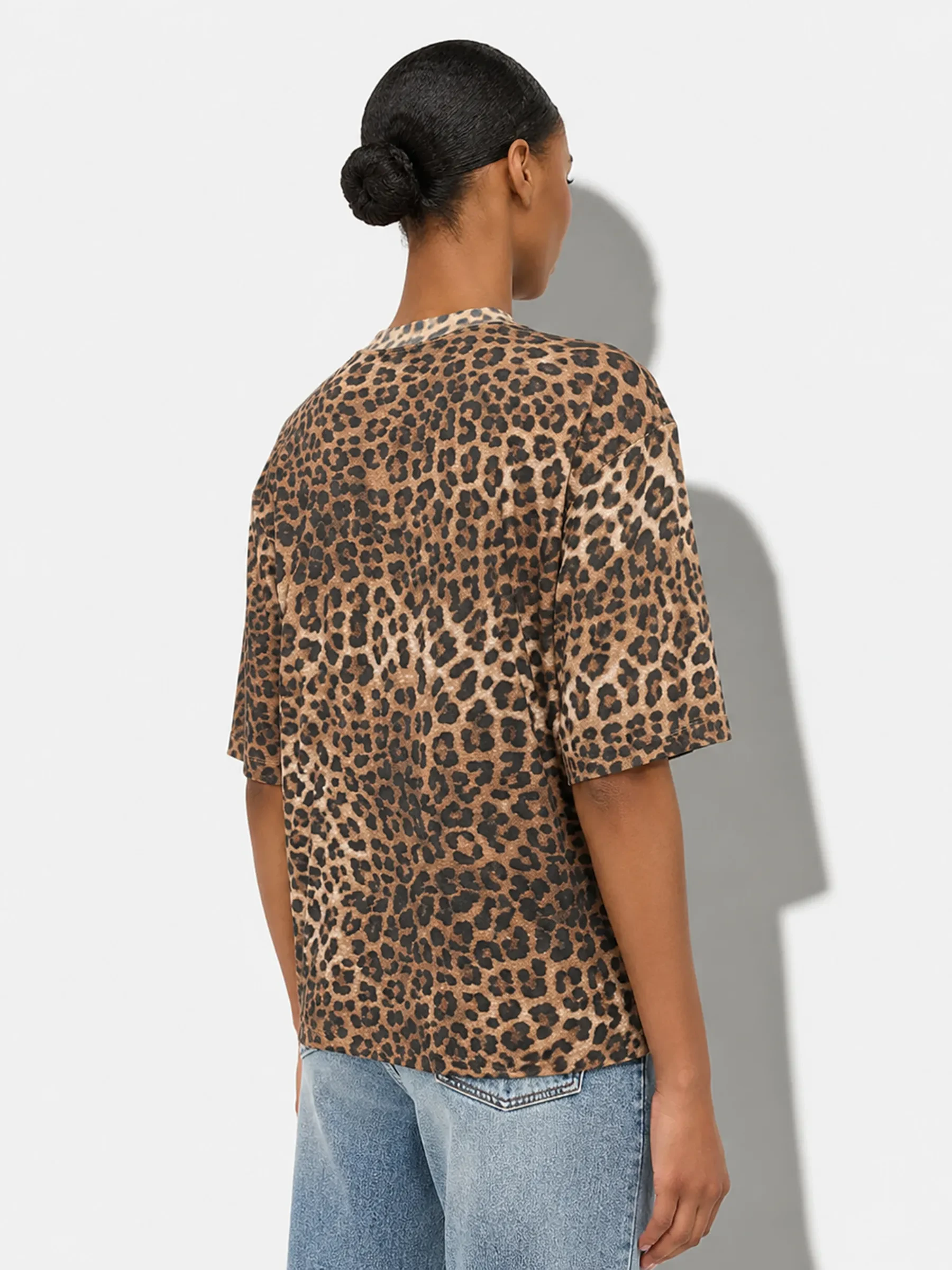 Panterprint Dames Shirt Katoen Adam