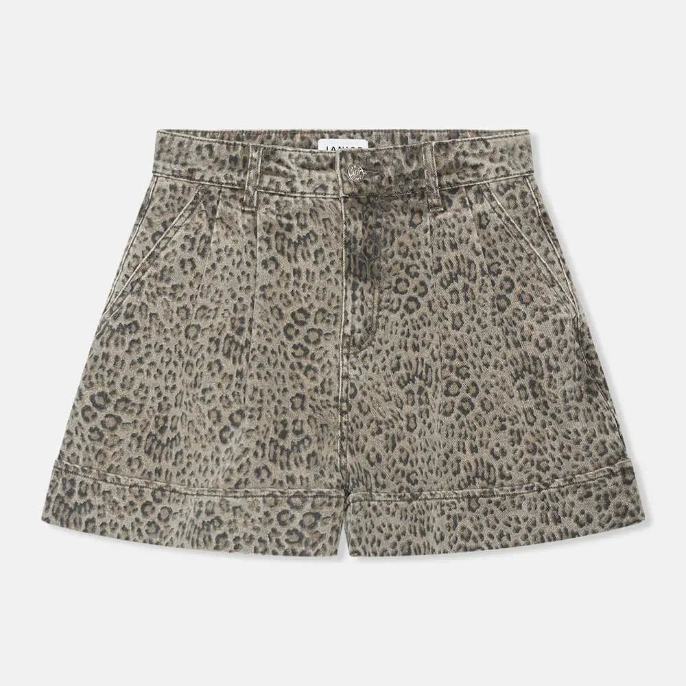 Panterprint Shorts Dames Jeans Arthur