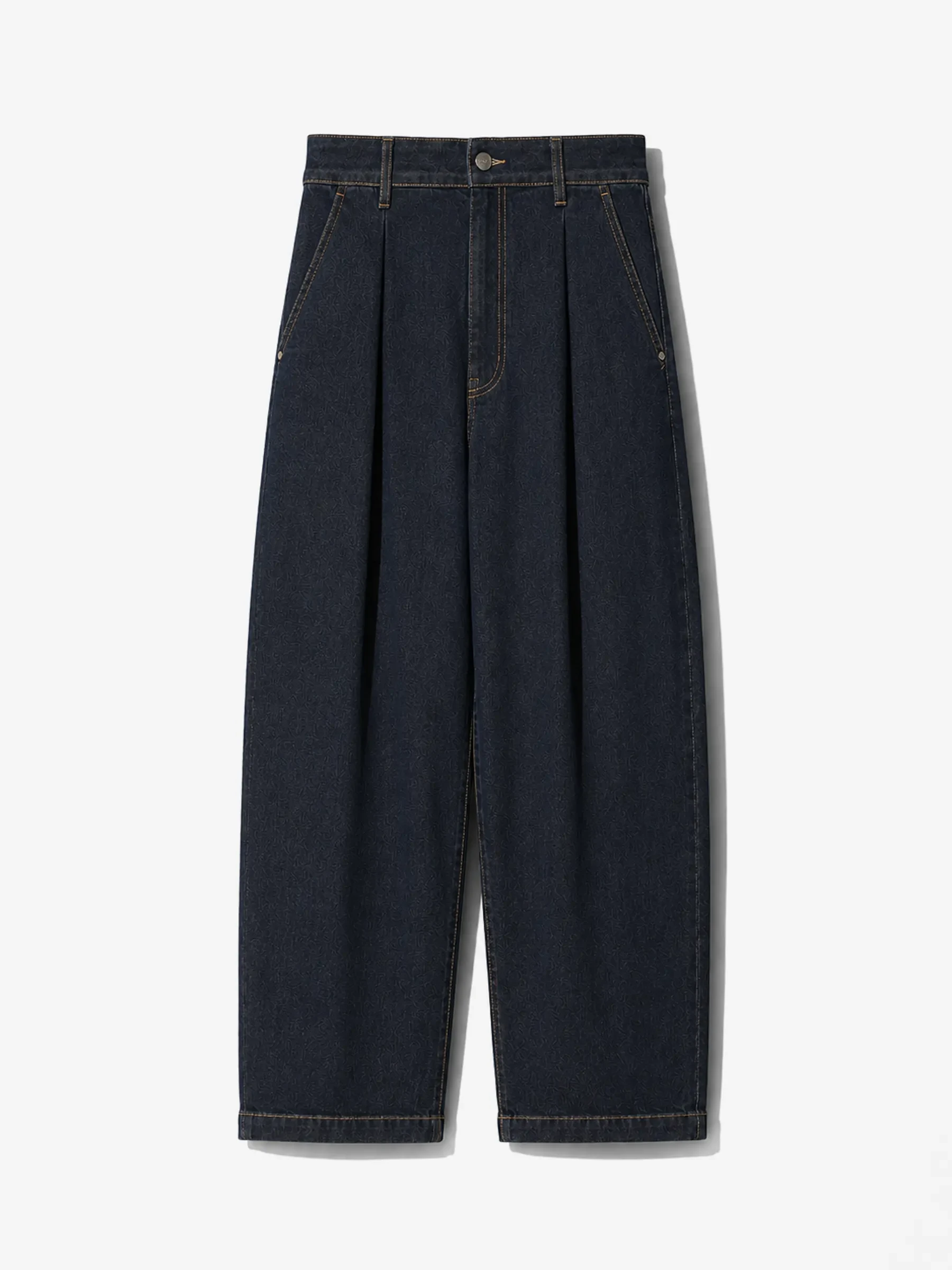 Paperbag Jeans Dames Steekzakken Barrel Balti Japanse Denim