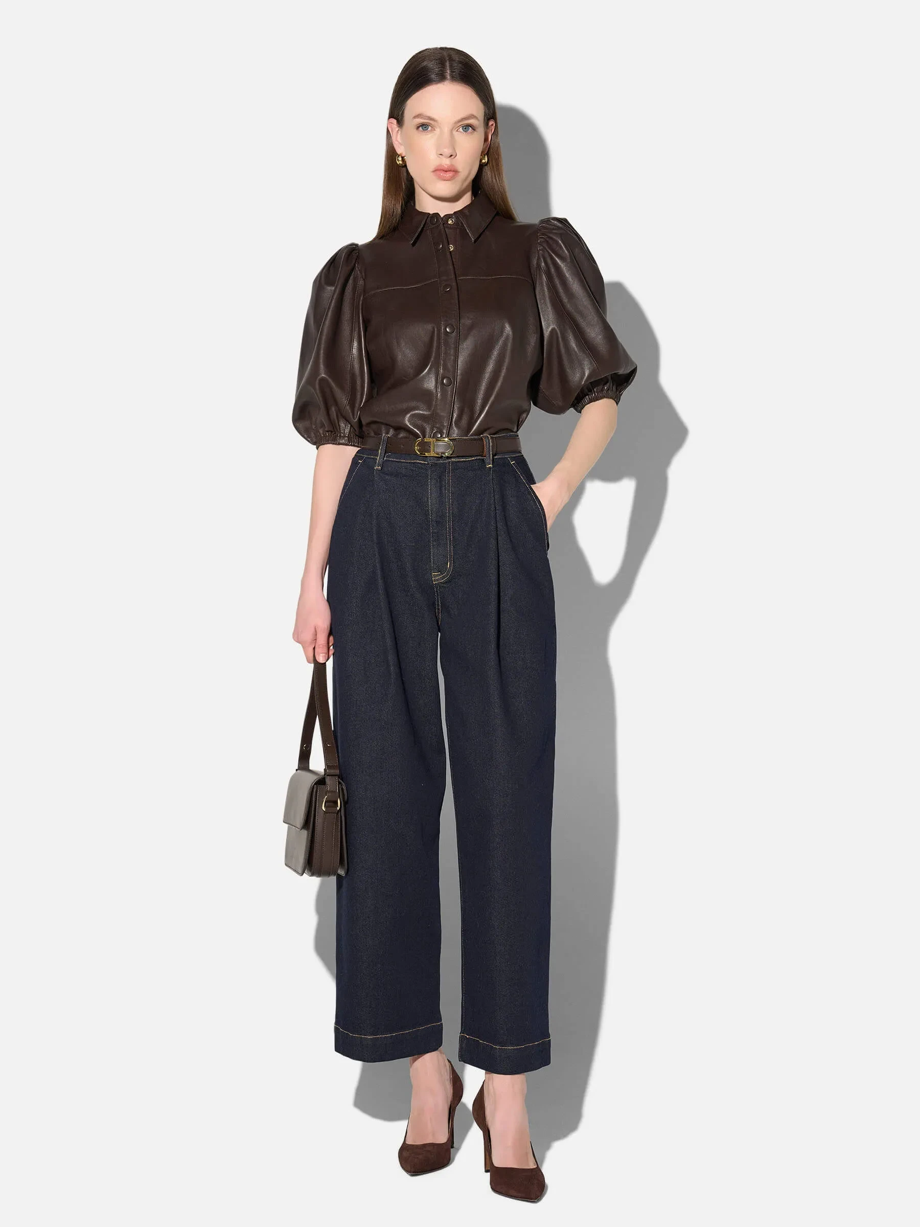 Paperbag Jeans Dames Steekzakken Barrel Balti Japanse Denim