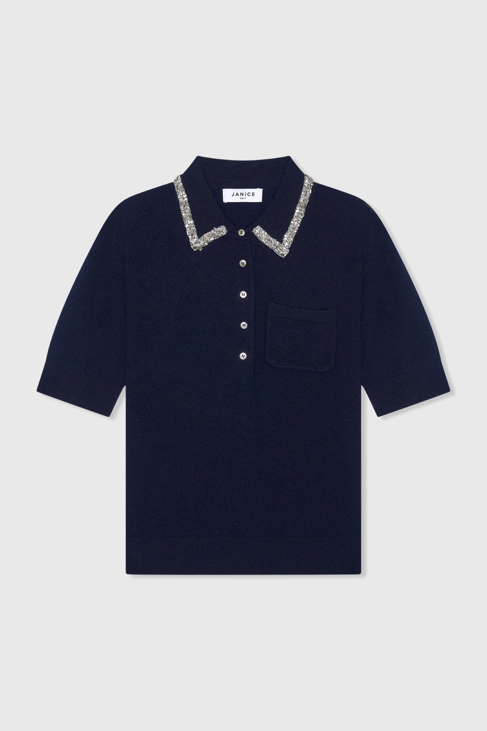 Rebel Donkerblauw Steentjes