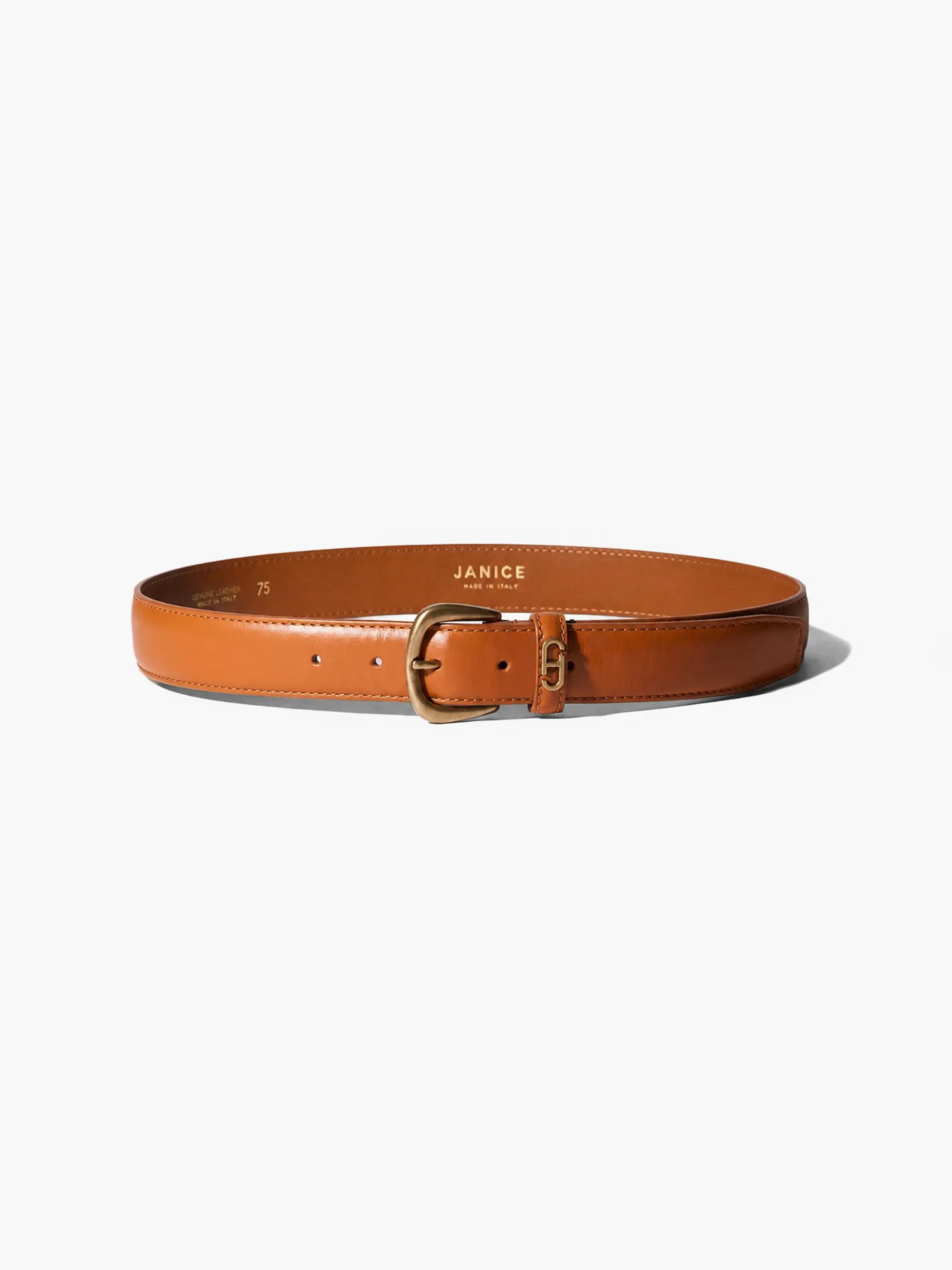 Riem Leer Dames Brass Malone Cognac
