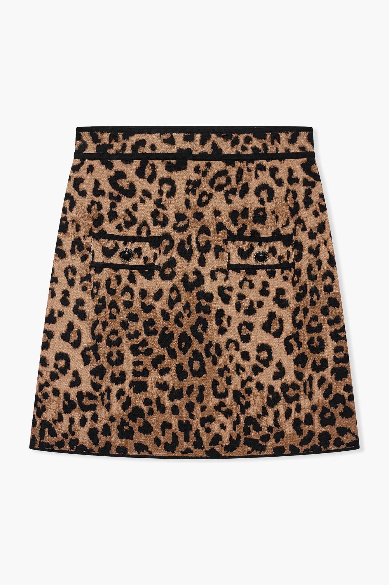 Rokje Gebreid Stretch Viscose Rodger Panterprint