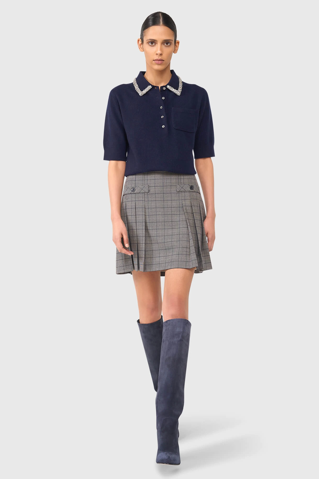 Saint Blauw Ruit