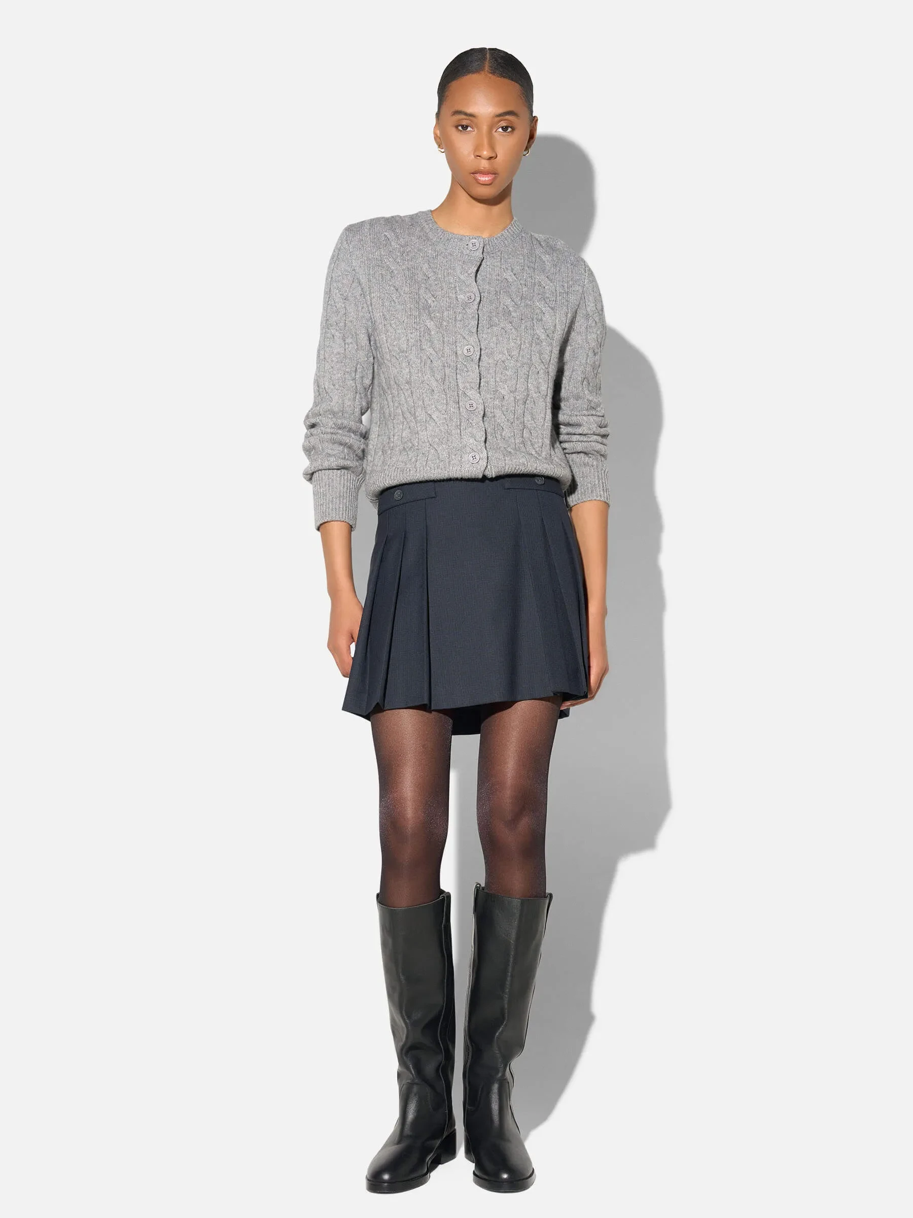 Rokje Plooien Blauw Ruit Saint