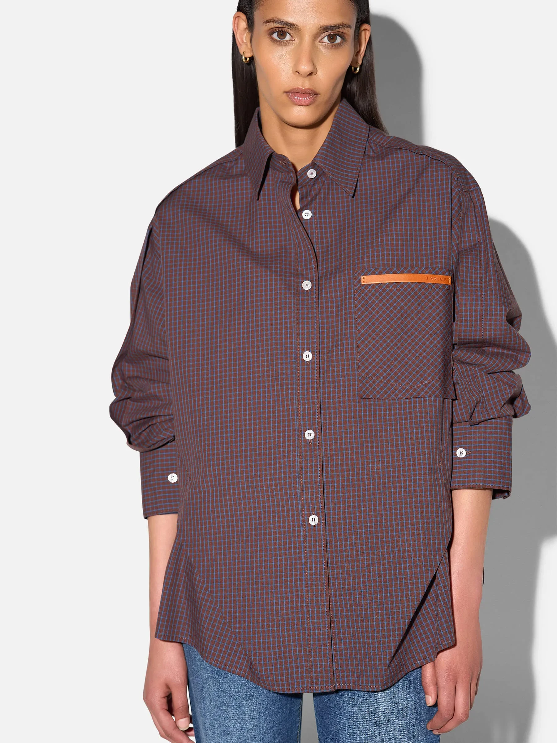 Ruiten Dames Blouse Katoen Oversized Phil Bruin