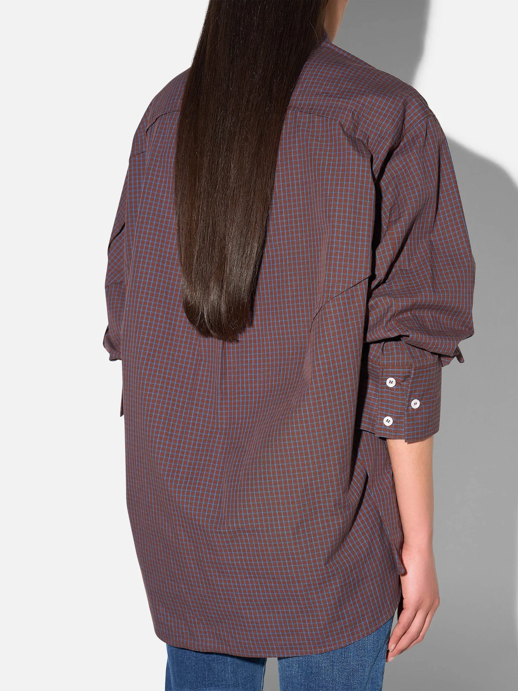 Ruiten Dames Blouse Katoen Oversized Phil Bruin