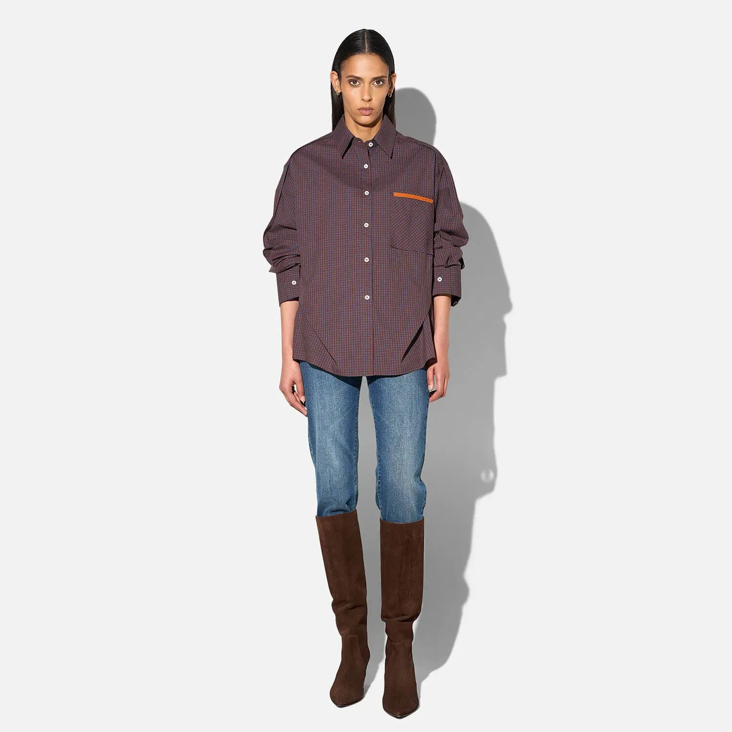 Ruiten Dames Blouse Katoen Oversized Phil Bruin
