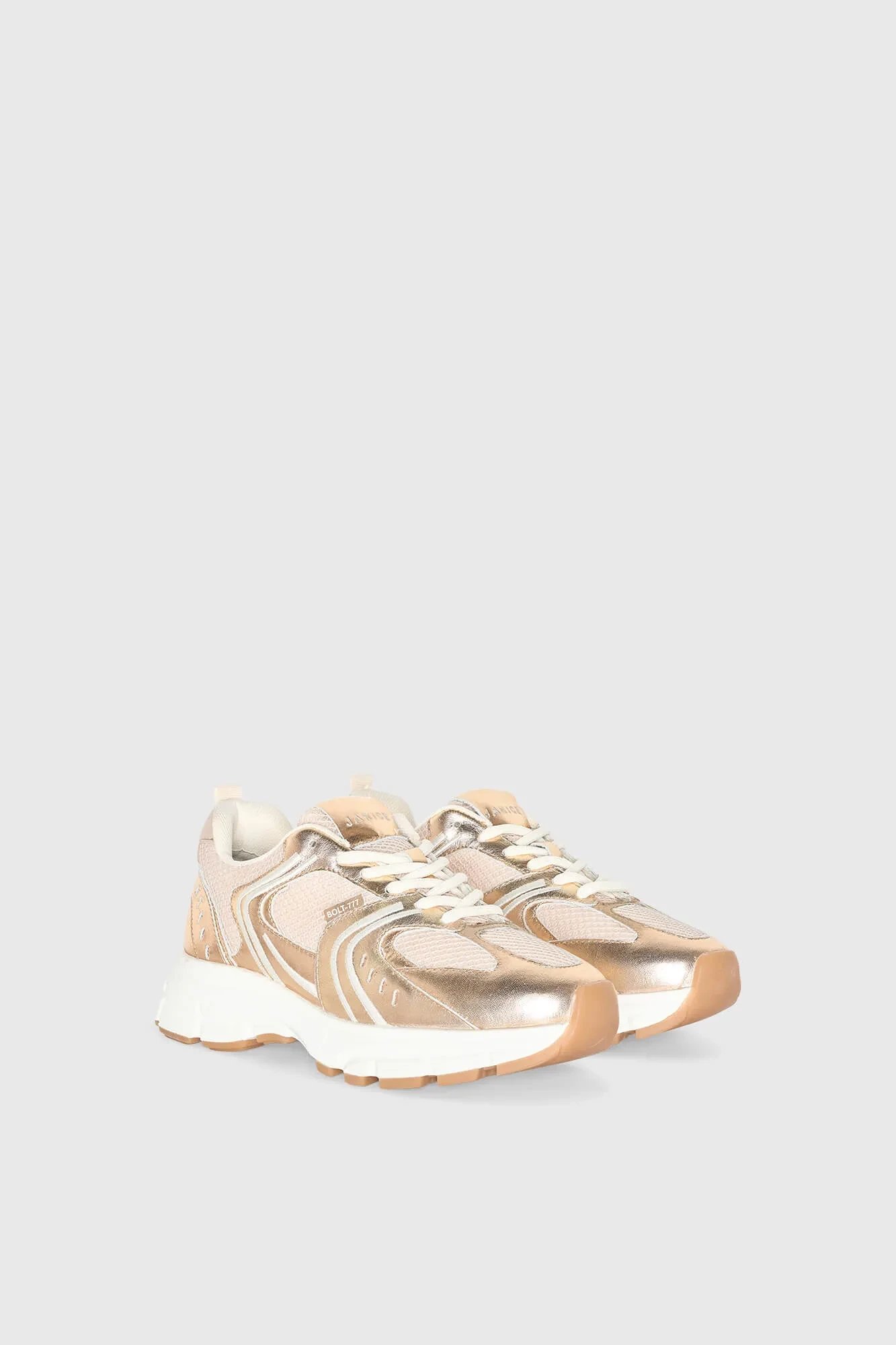 Runner Sneakers Dames Bolt Goud 777