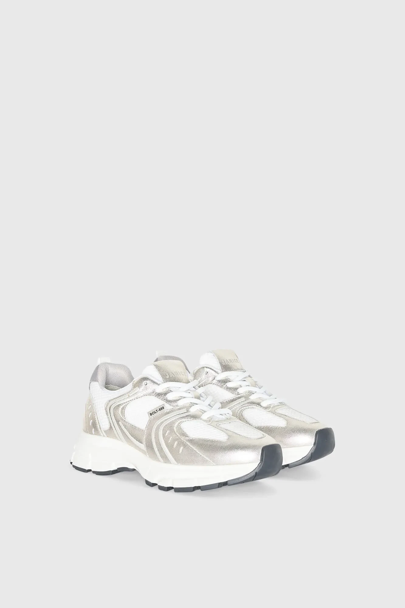 Runner Sneakers Dames Bolt Zilver 888