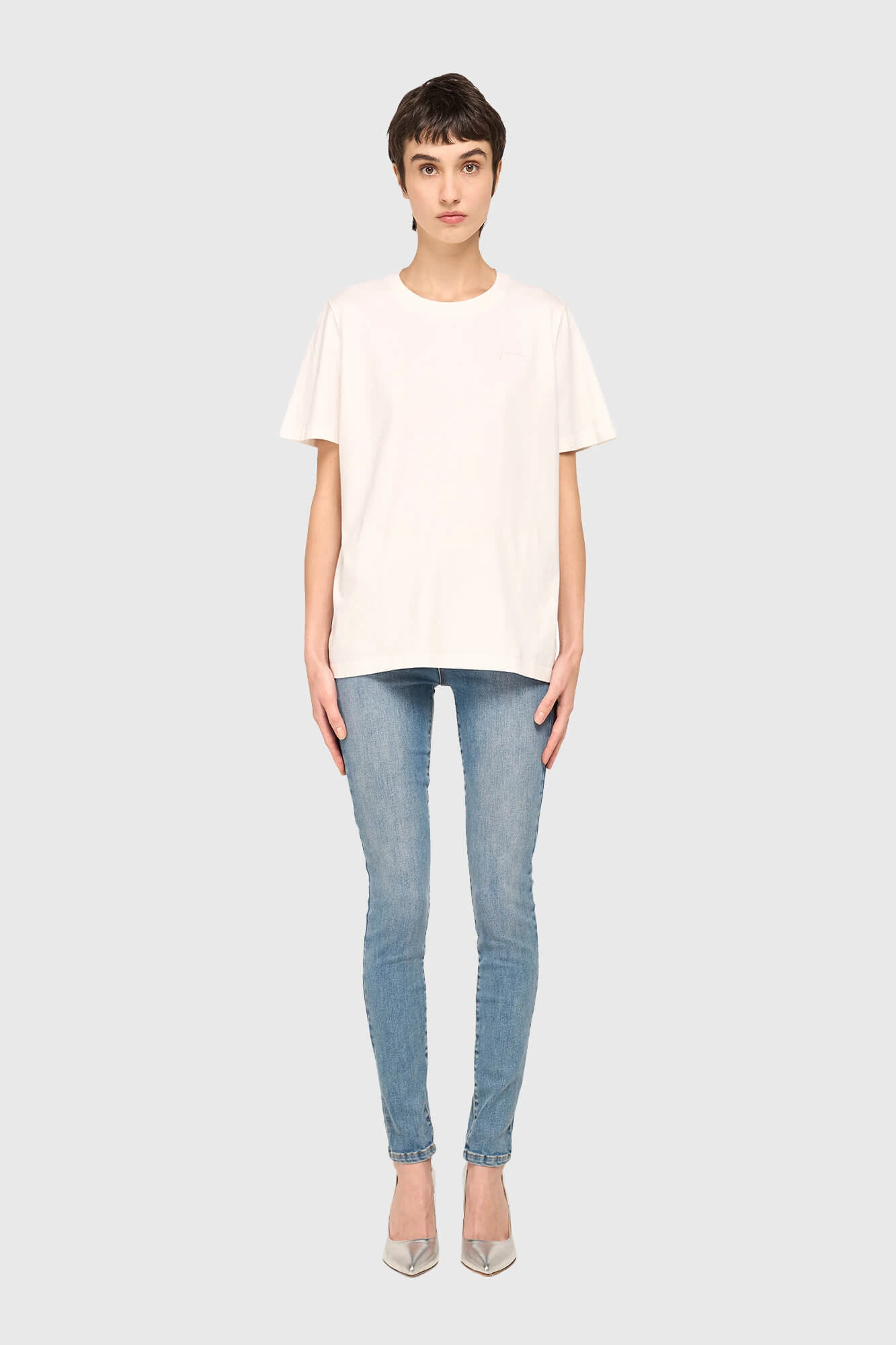 Wit Dames Shirt Rock White