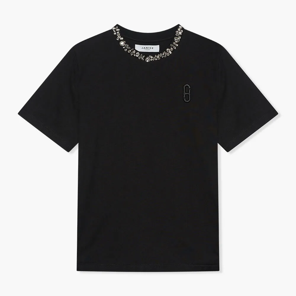 Zwart Dames Shirt Rock Black