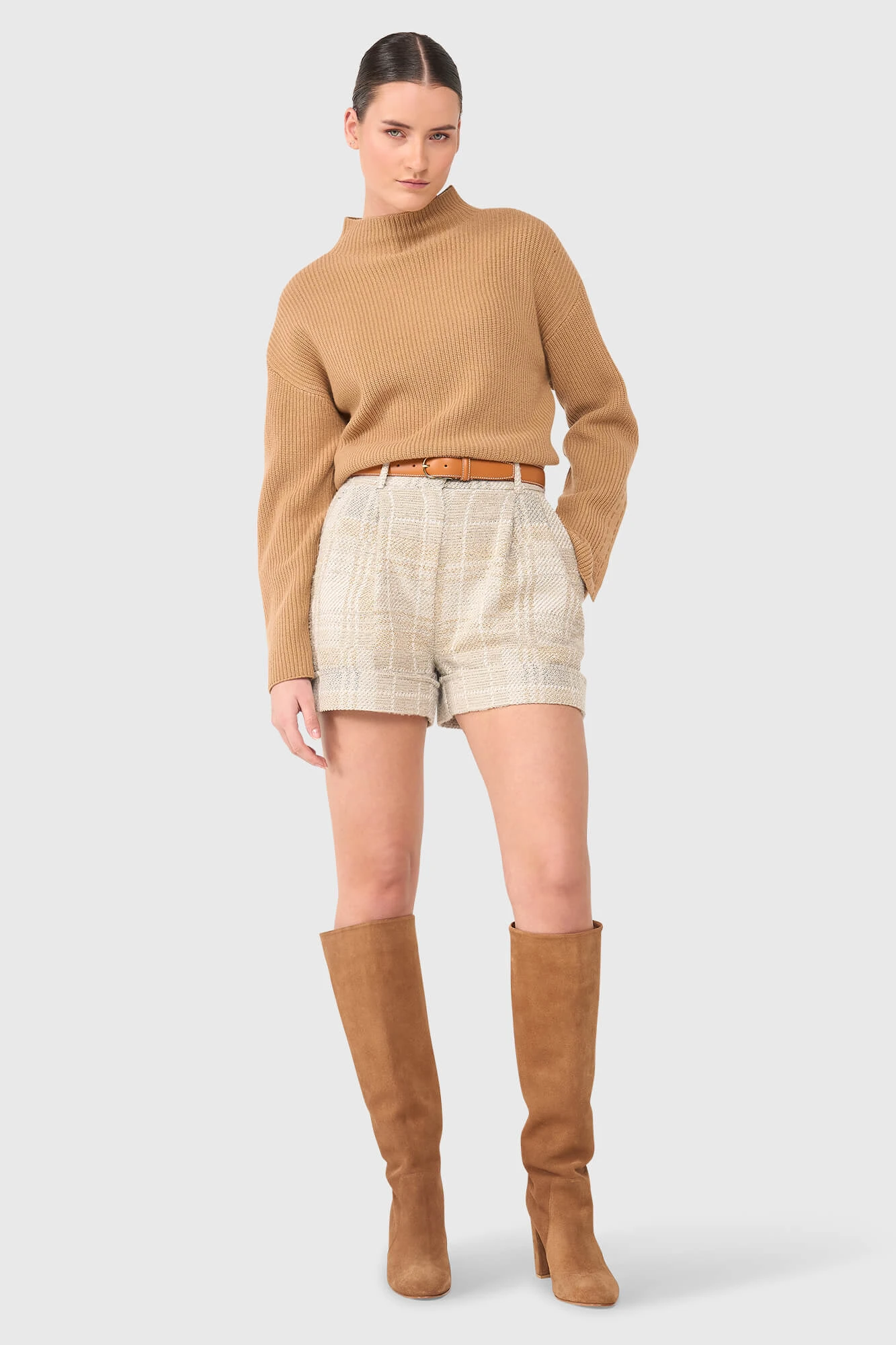 Arthur Grijs Tweed Lurex
