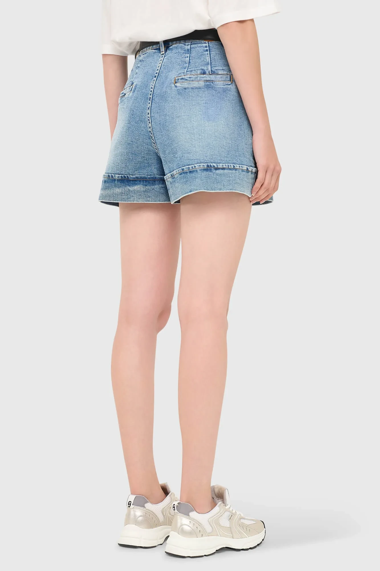 Shorts Jeans Dames Stretch Arthur Blauw 786