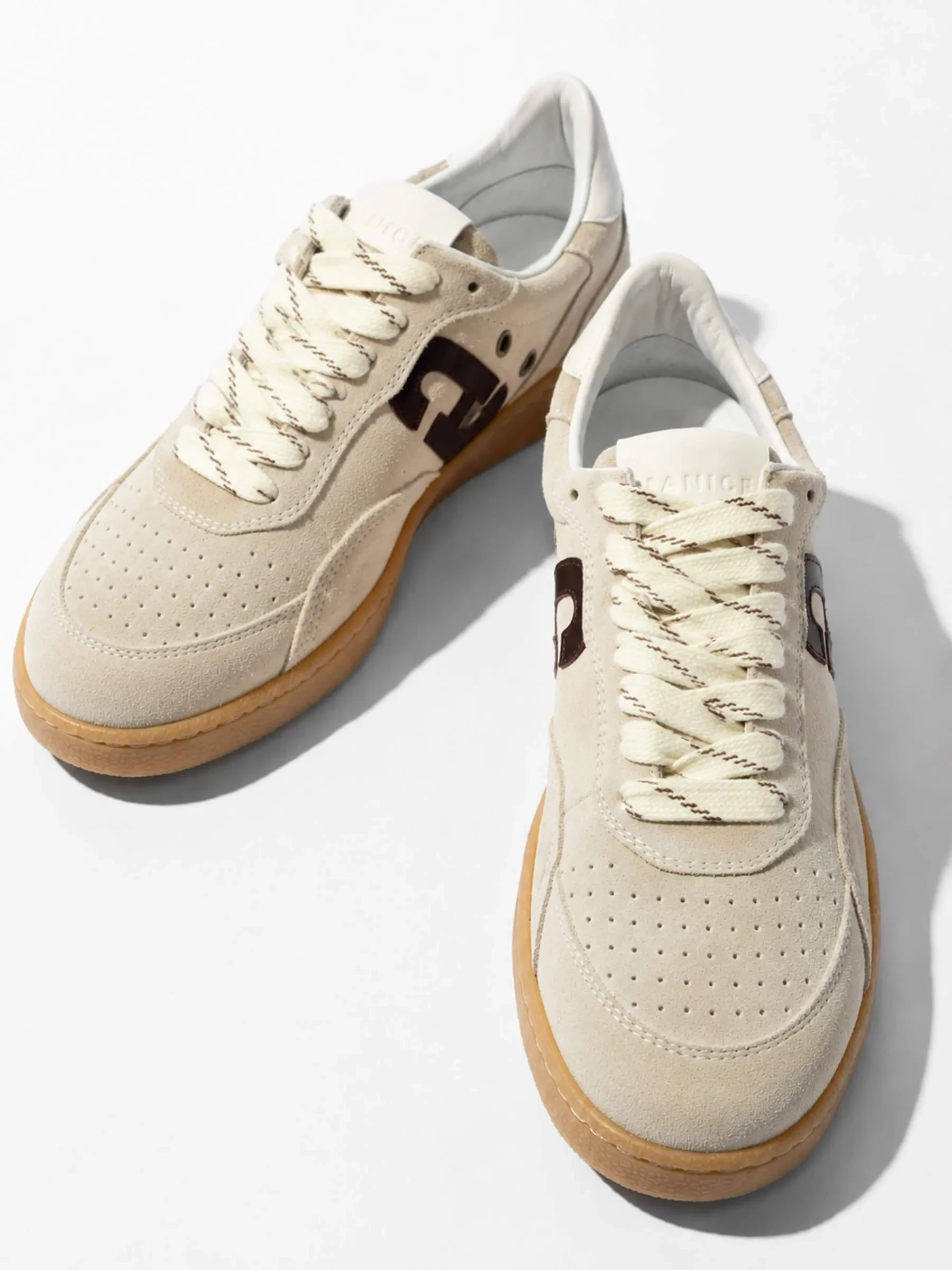 Sneakers Dames Handbal Vintage Stanley Beige