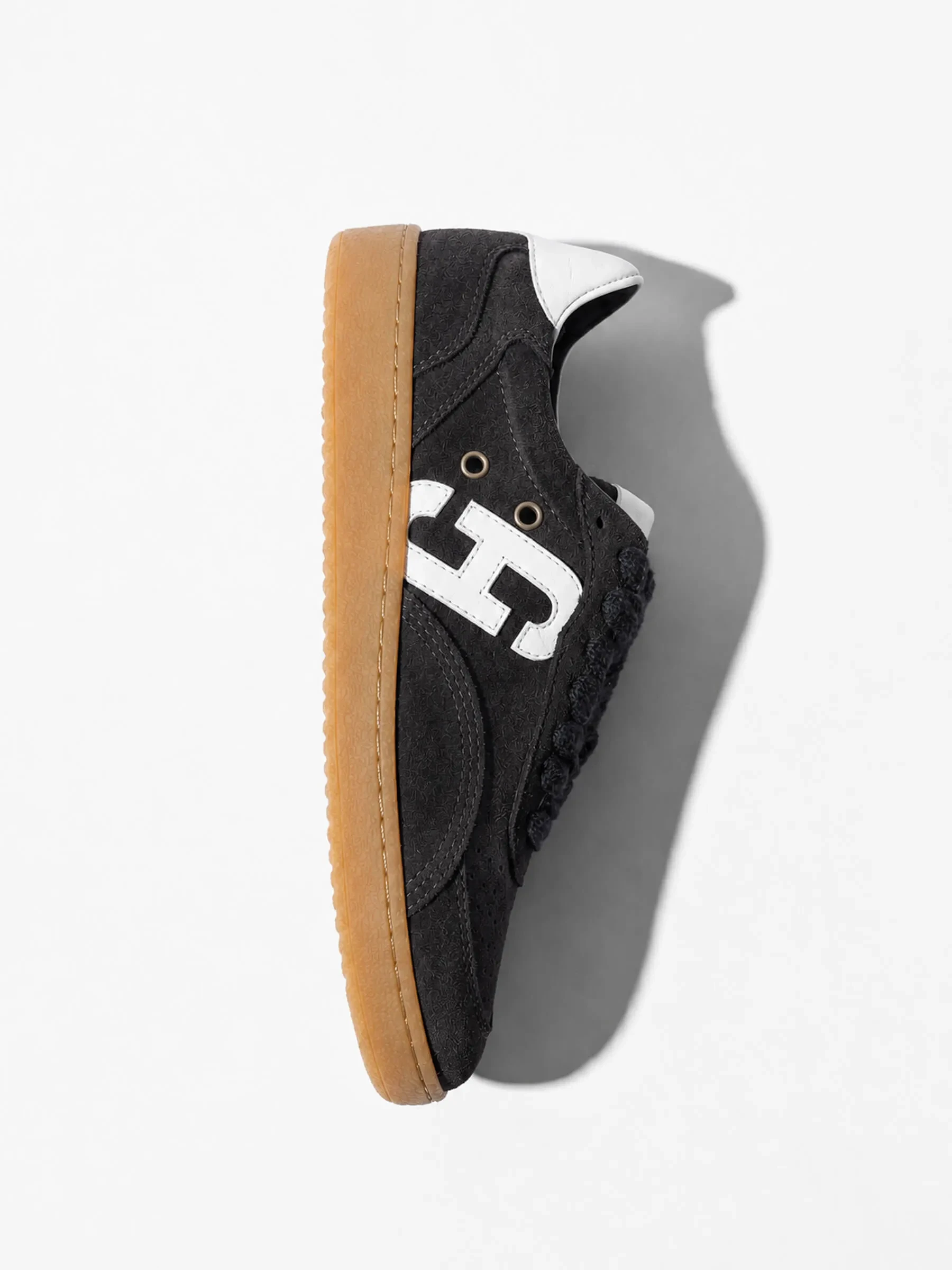 Sneakers Dames Handbal Vintage Stanley Choco Bruin Janice