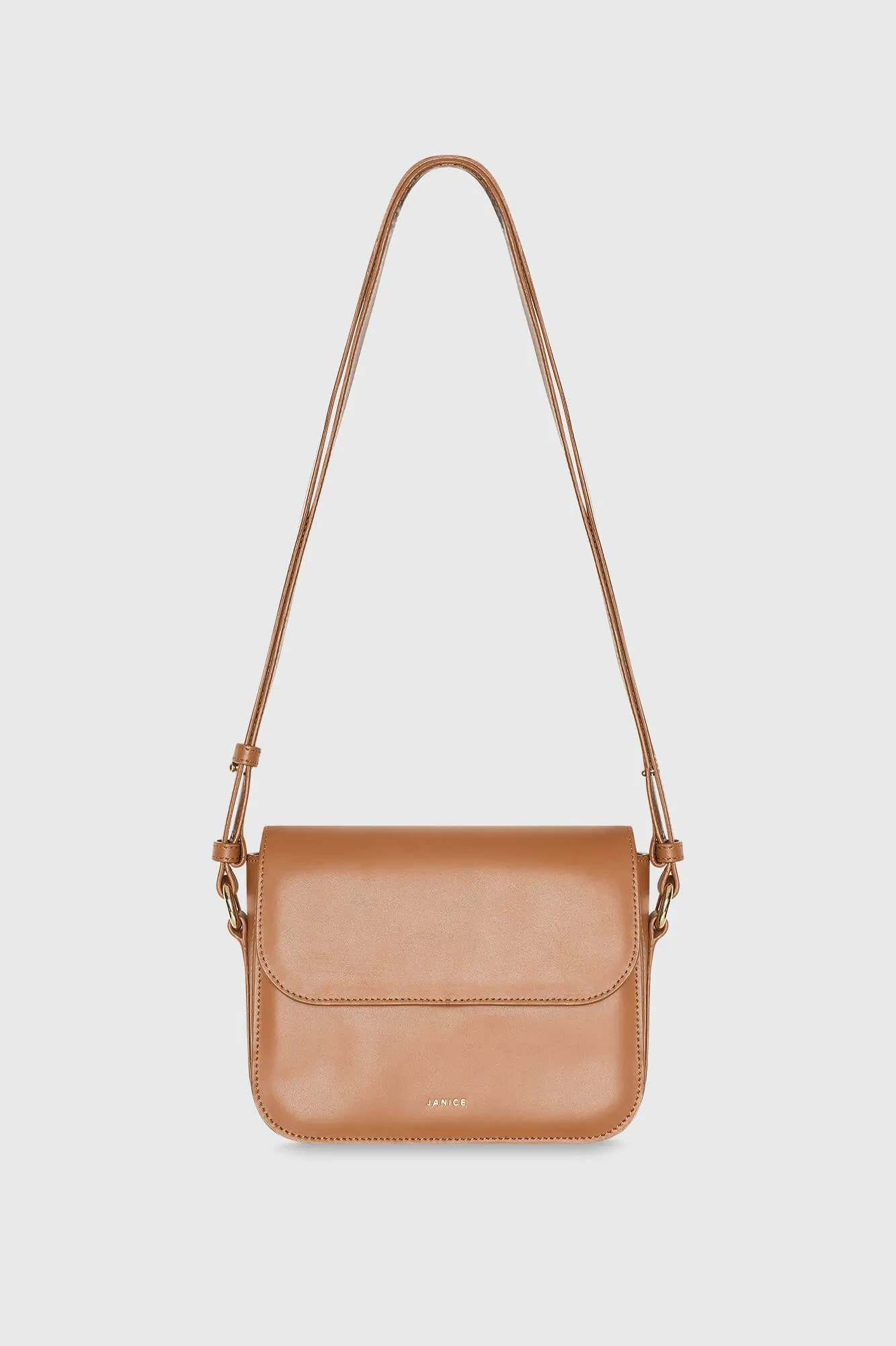 Leren Dames Tas Elias Camel