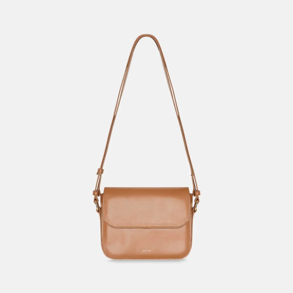 Leren Dames Tas Elias Camel