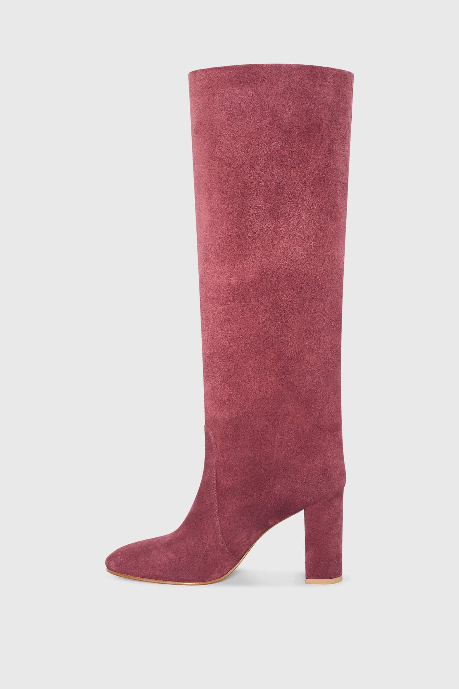 Roman Burgundy Suede