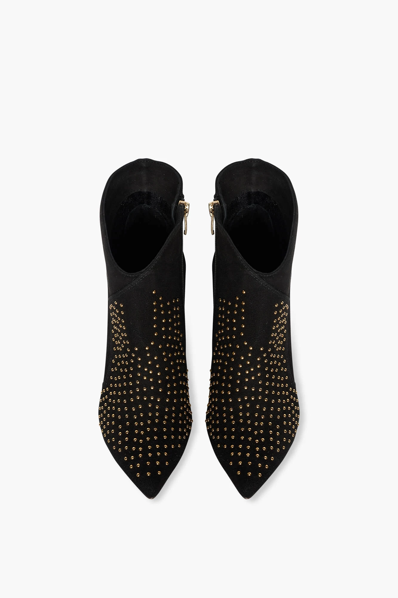 Laarsje Dames Suede Studs Stewart Zwart