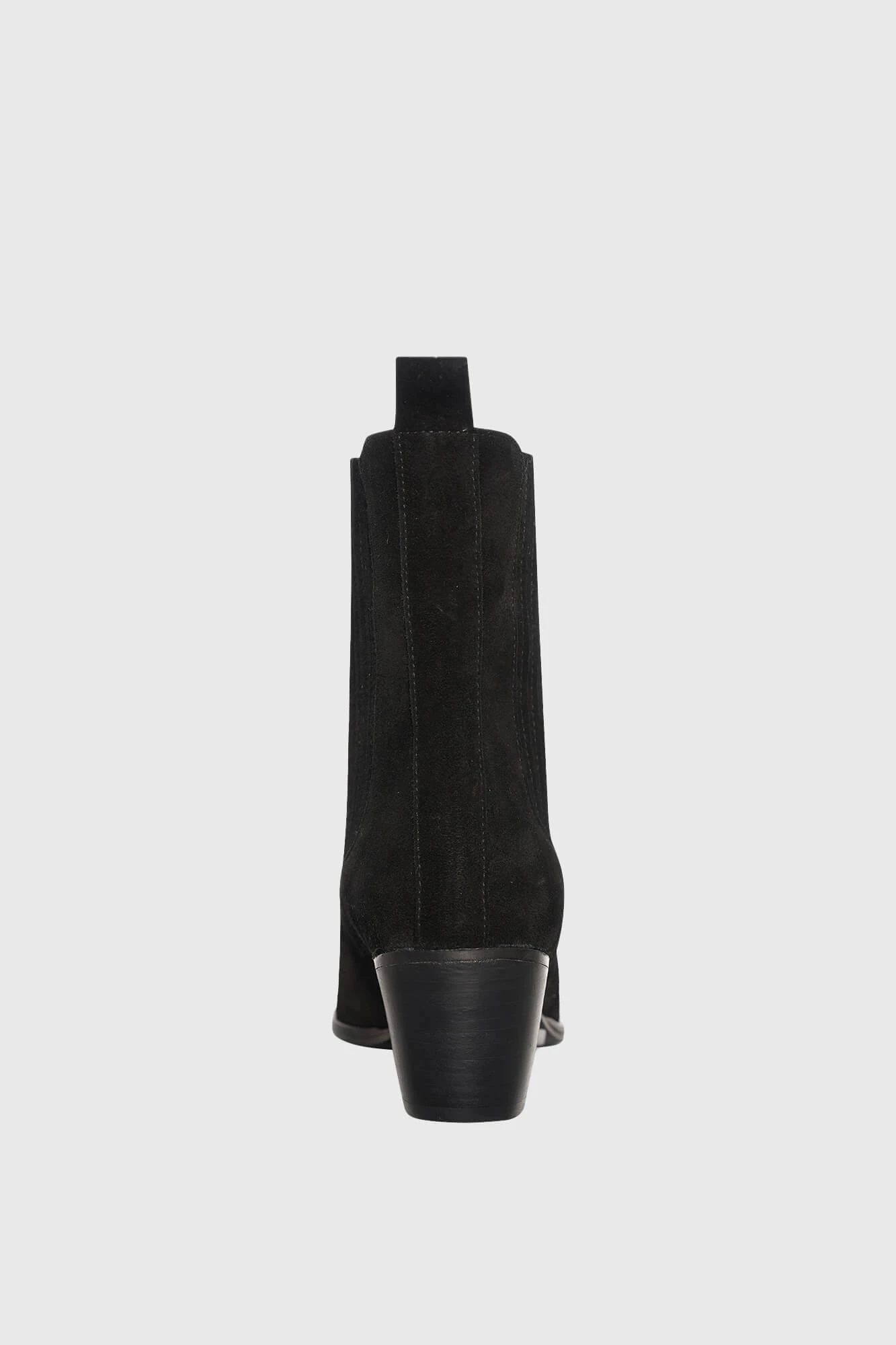Enkellaars Western Dames Suede Colt Zwart