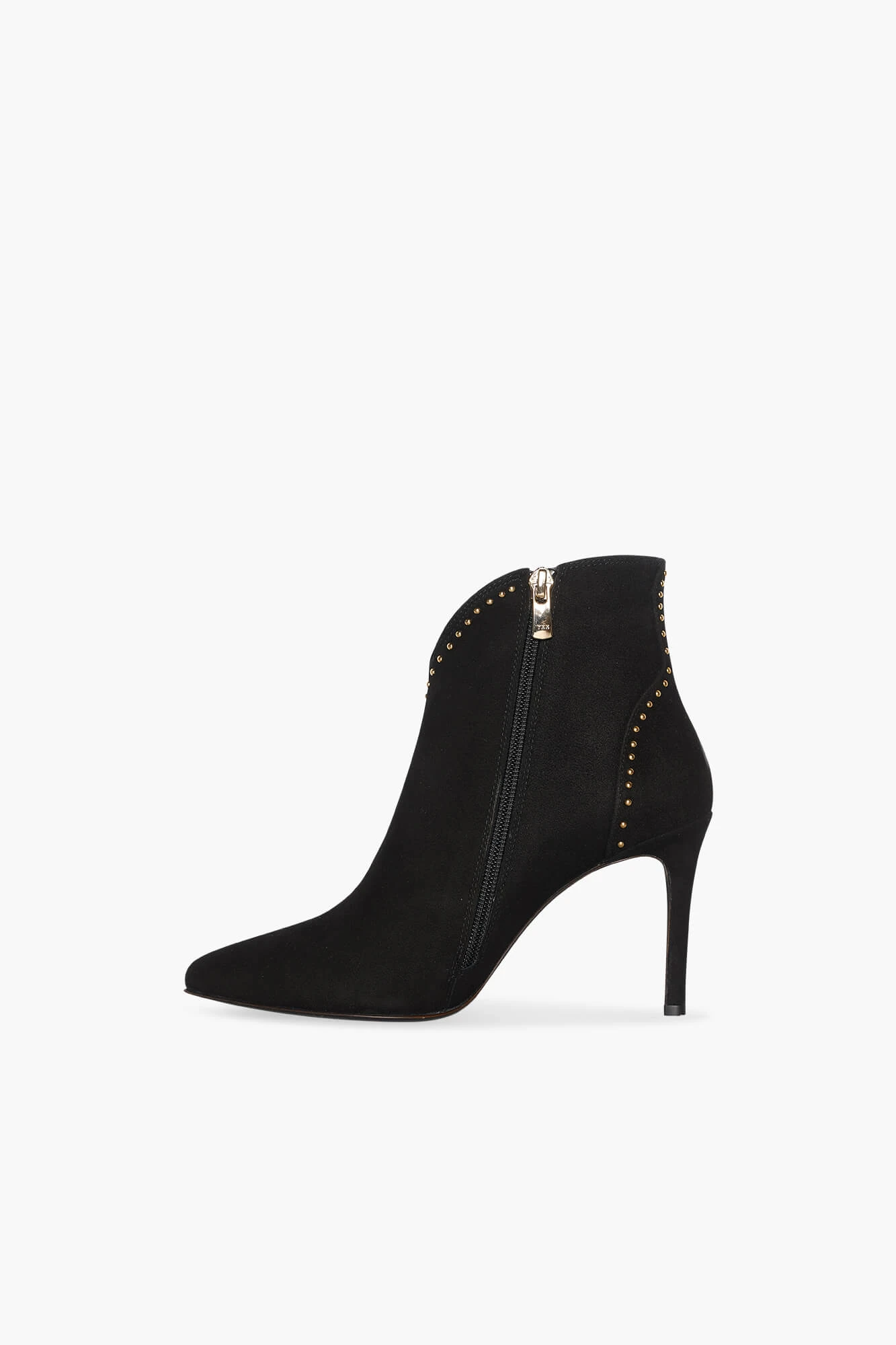 Laarsje Dames Suede Stewart Zwart Studs