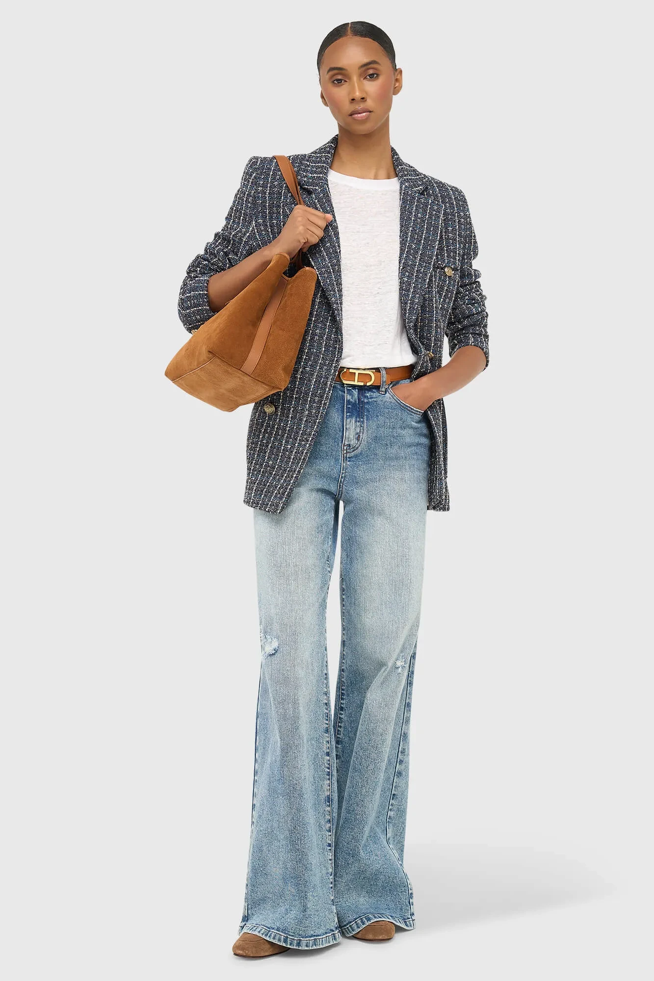 Suede Loafer Dames Burt Bruin