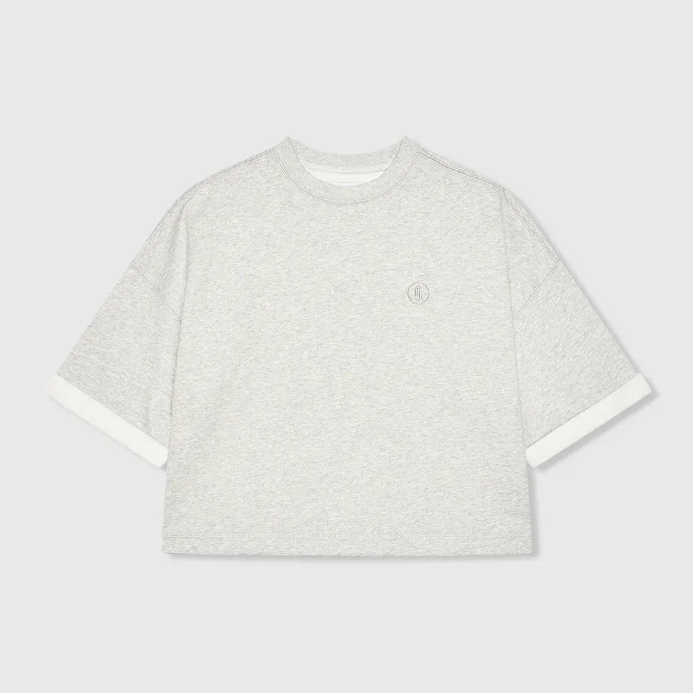 Sweater Dames Katoen Grijs Aiden