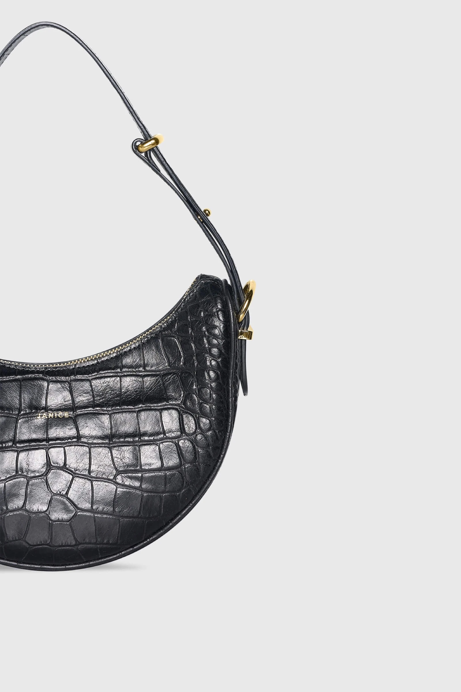 Clyde Zwart Croco