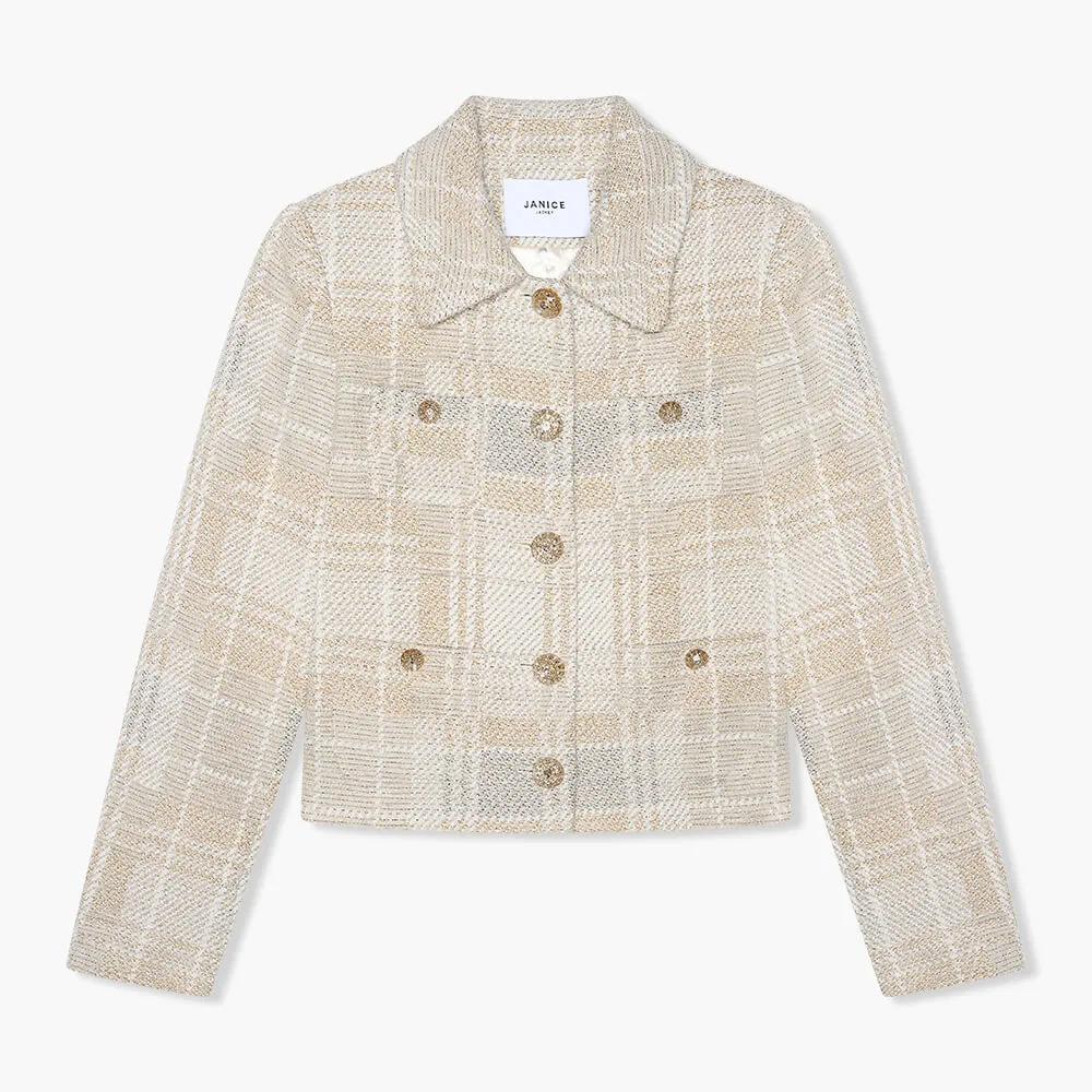 Tatum Grijs Tweed Lurex